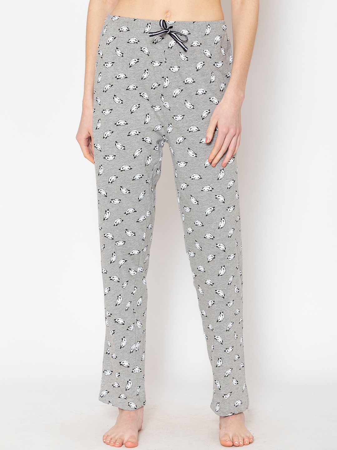 

Lounge Dreams Women Grey Printed Lounge Pant