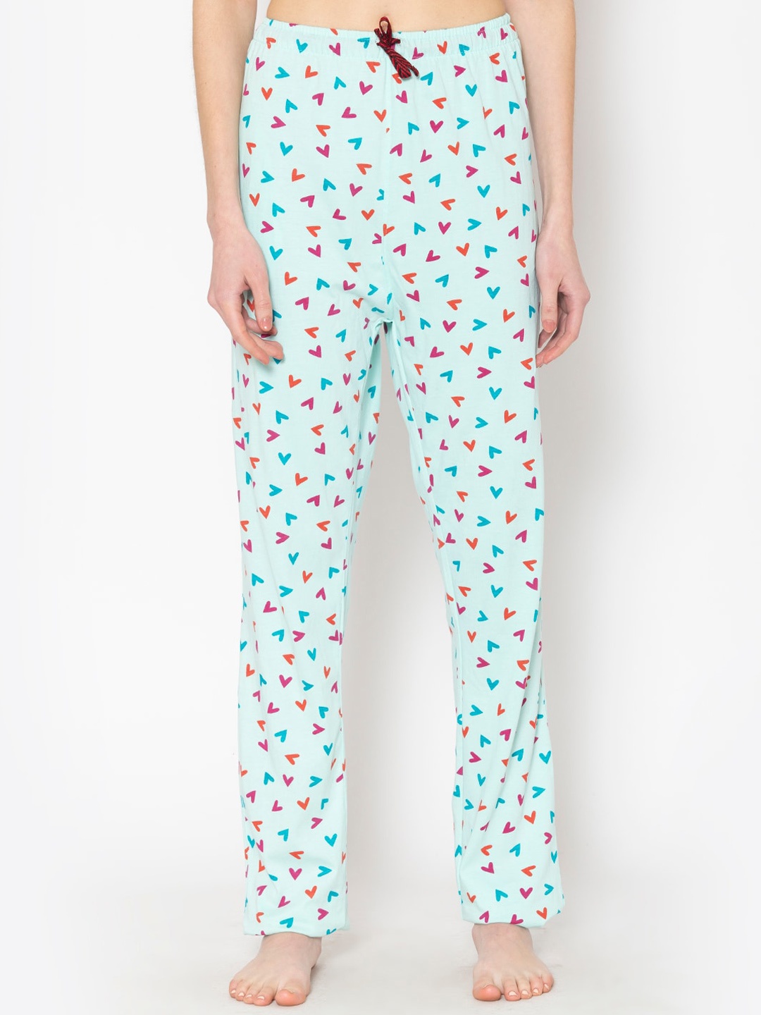 

Lounge Dreams Women Blue Printed Lounge Pant