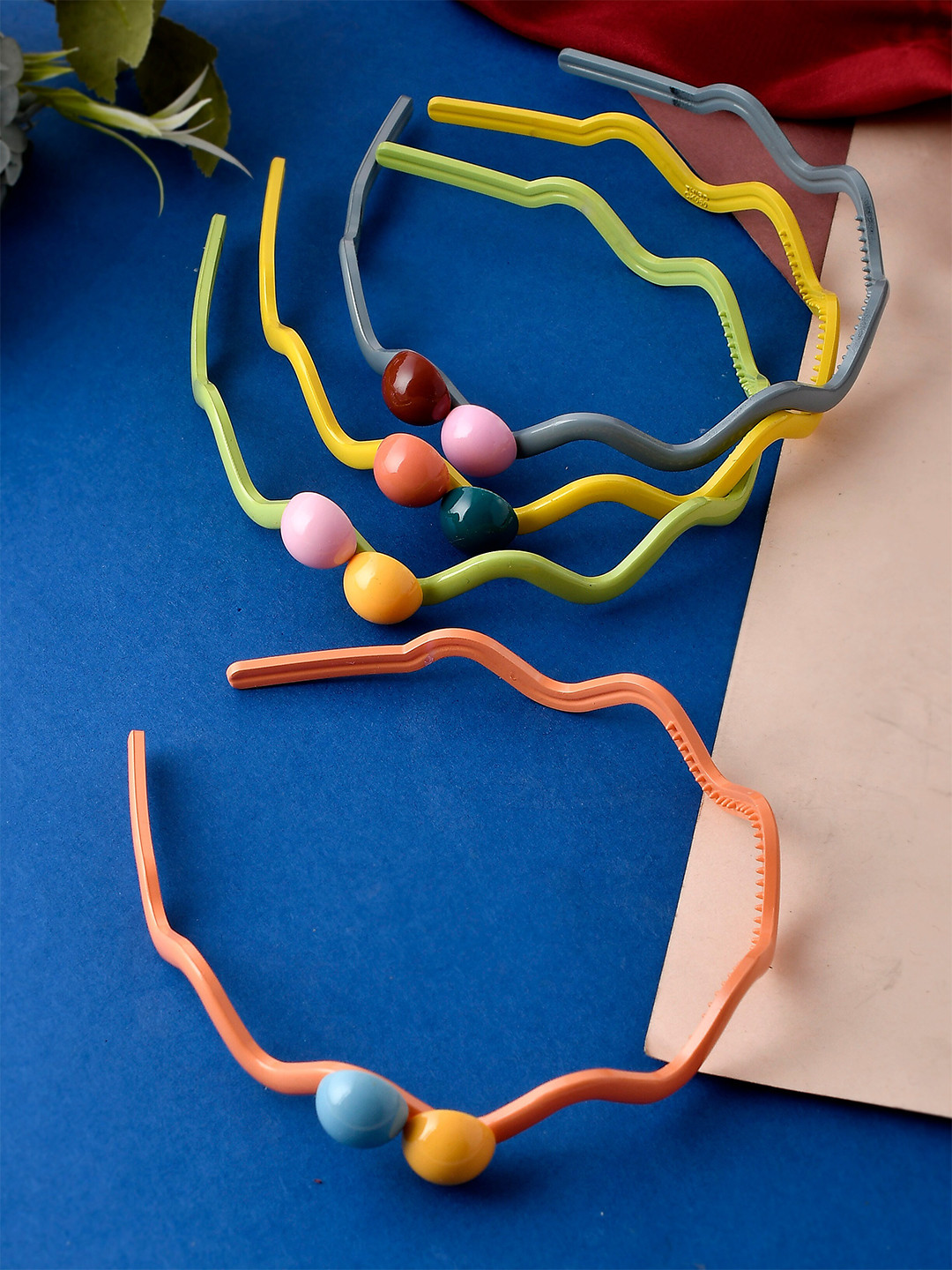 

Silvermerc Designs Girls Set of 4 Hairband, Blue