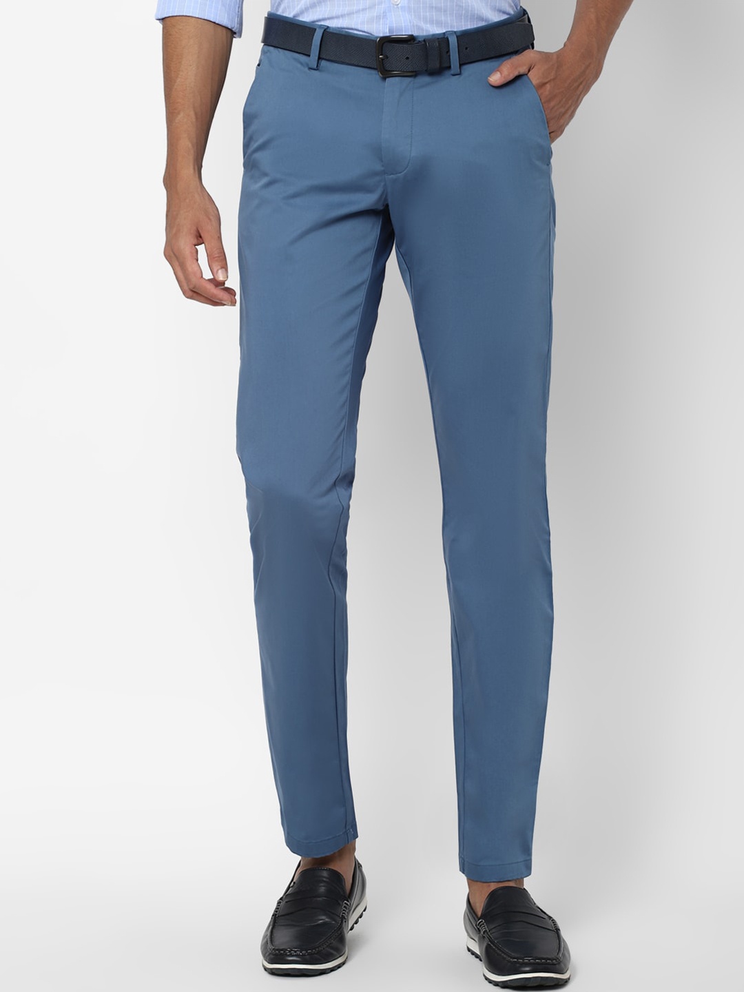 

Allen Solly Men Blue Slim Fit Chinos Trousers