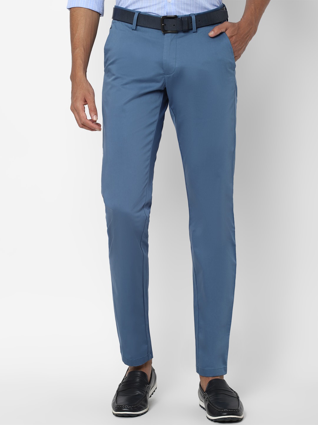 

Allen Solly Men Blue Slim Fit Chinos Trousers
