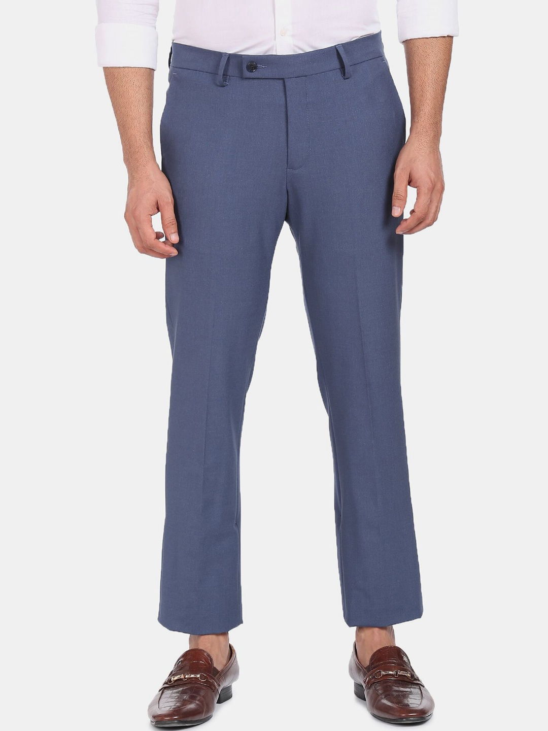 

Arrow Men Blue Regular Fit Trousers