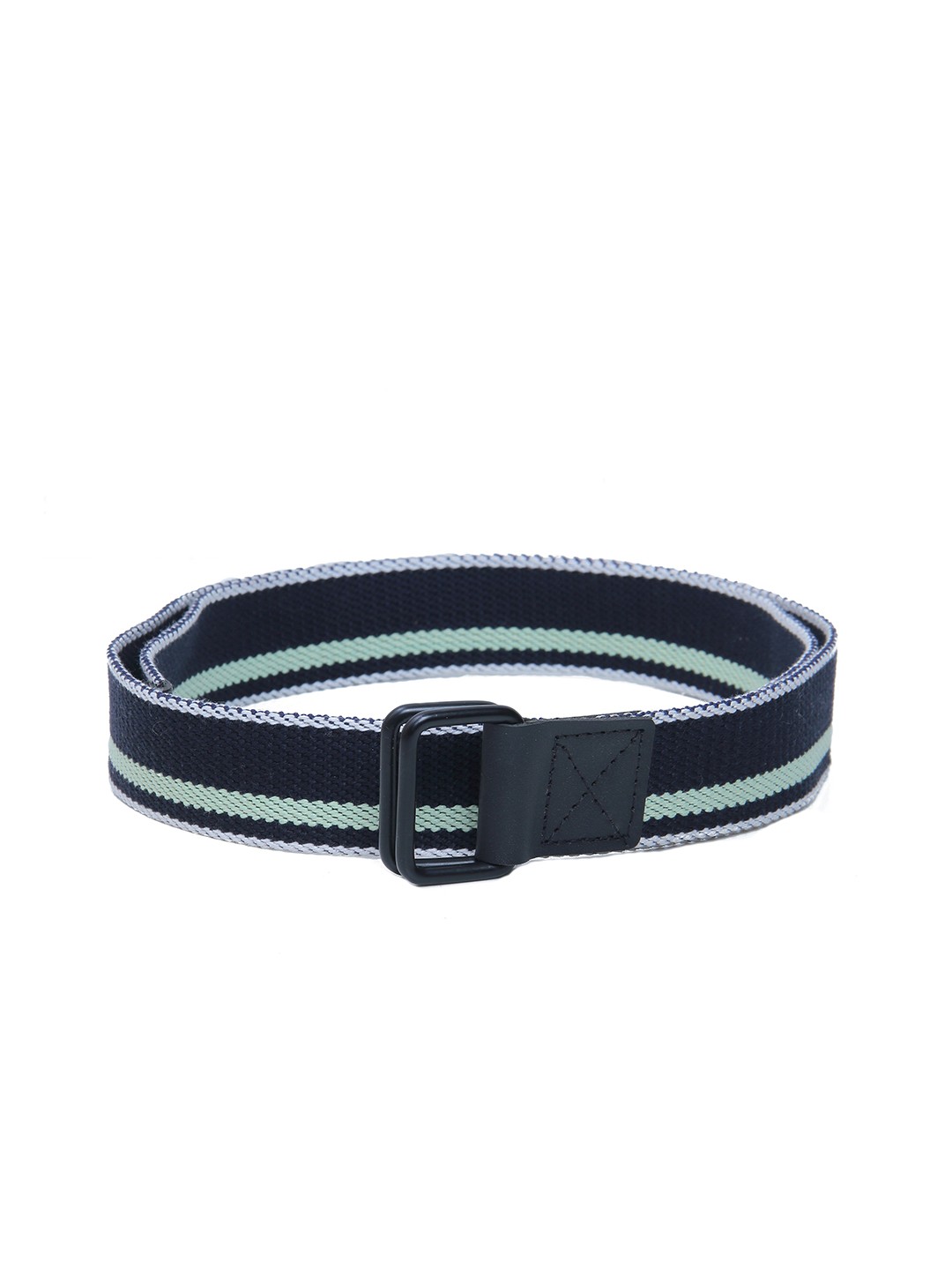 

Calvadoss Men Navy Blue Cotton Canvas Belt