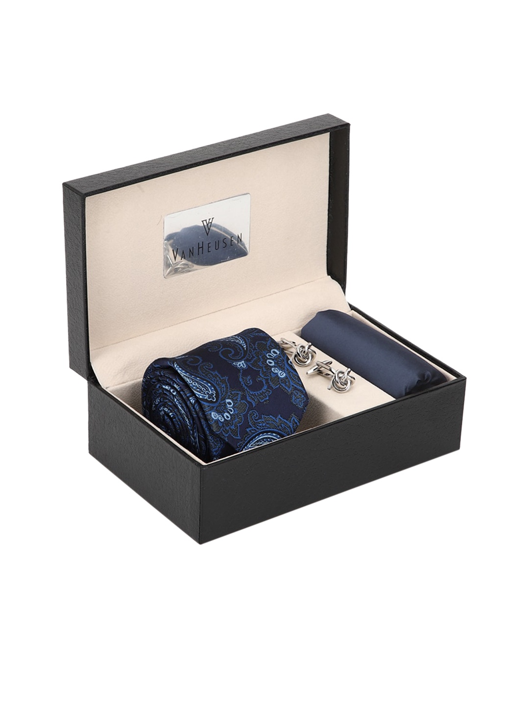 

Van Heusen Men Navy Blue Accessory Gift Set