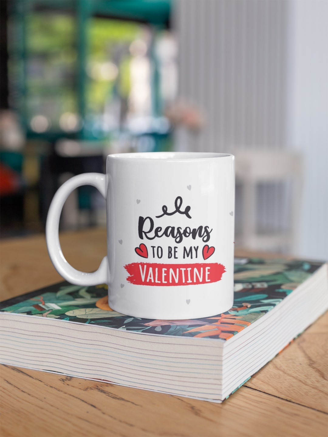 

Oye Happy White Printed Be My Valentine Mug