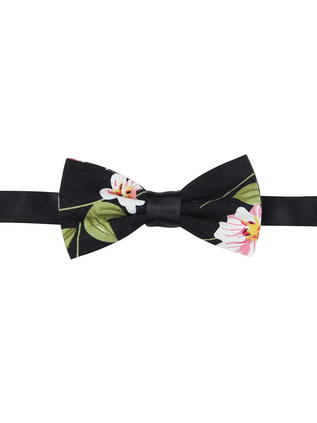 

PELUCHE Men Black & Green Printed Bow Tie