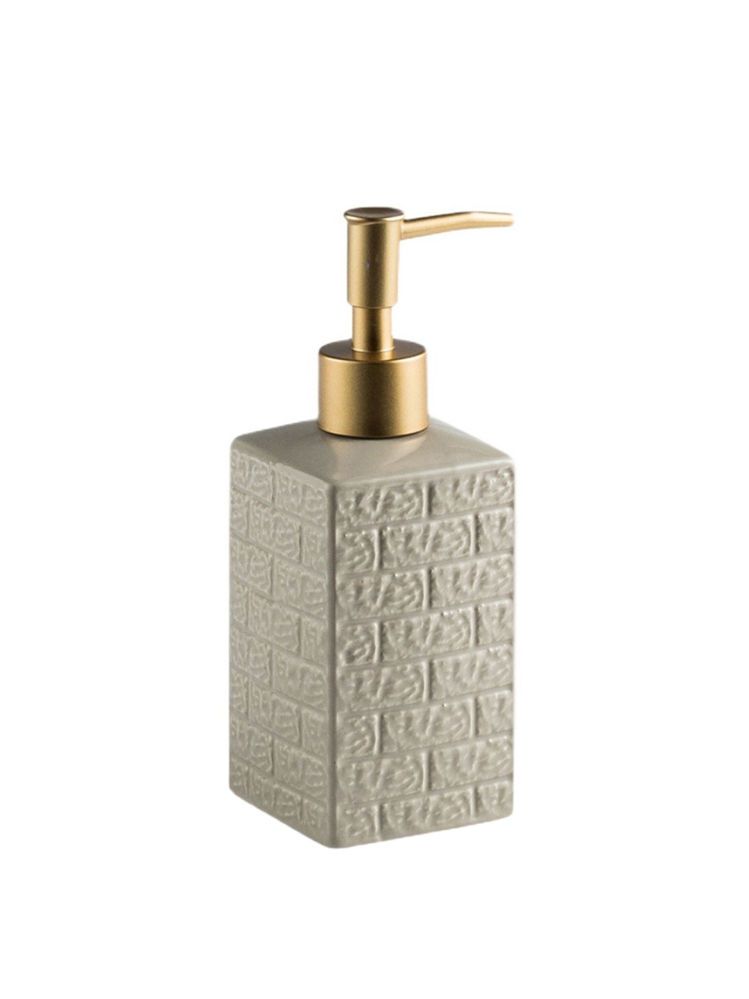 

FabSeasons Beige Ceramic Soap Dispenser- 350ml