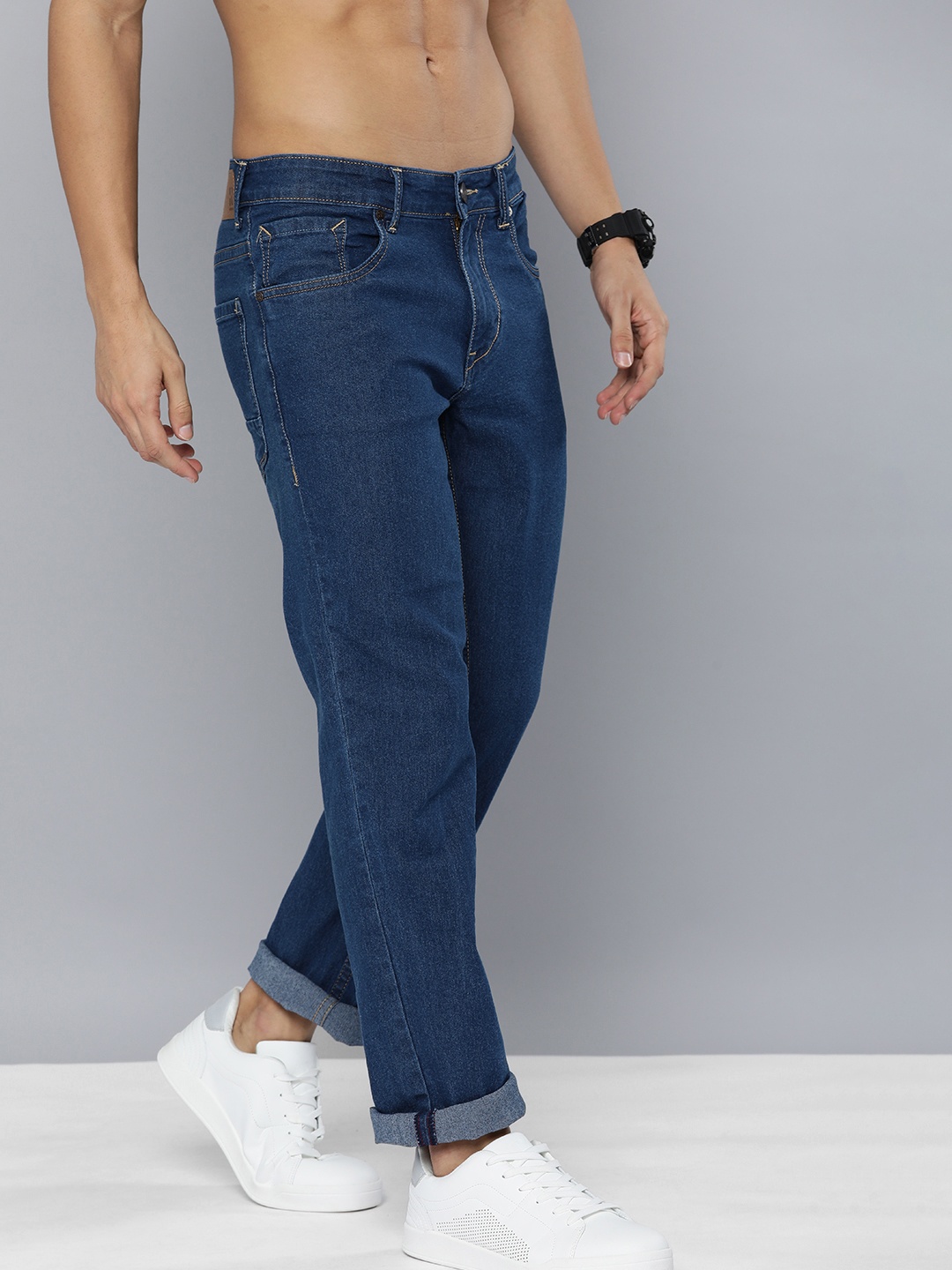 

HERE&NOW Men Blue Slim Fit Stretchable Jeans