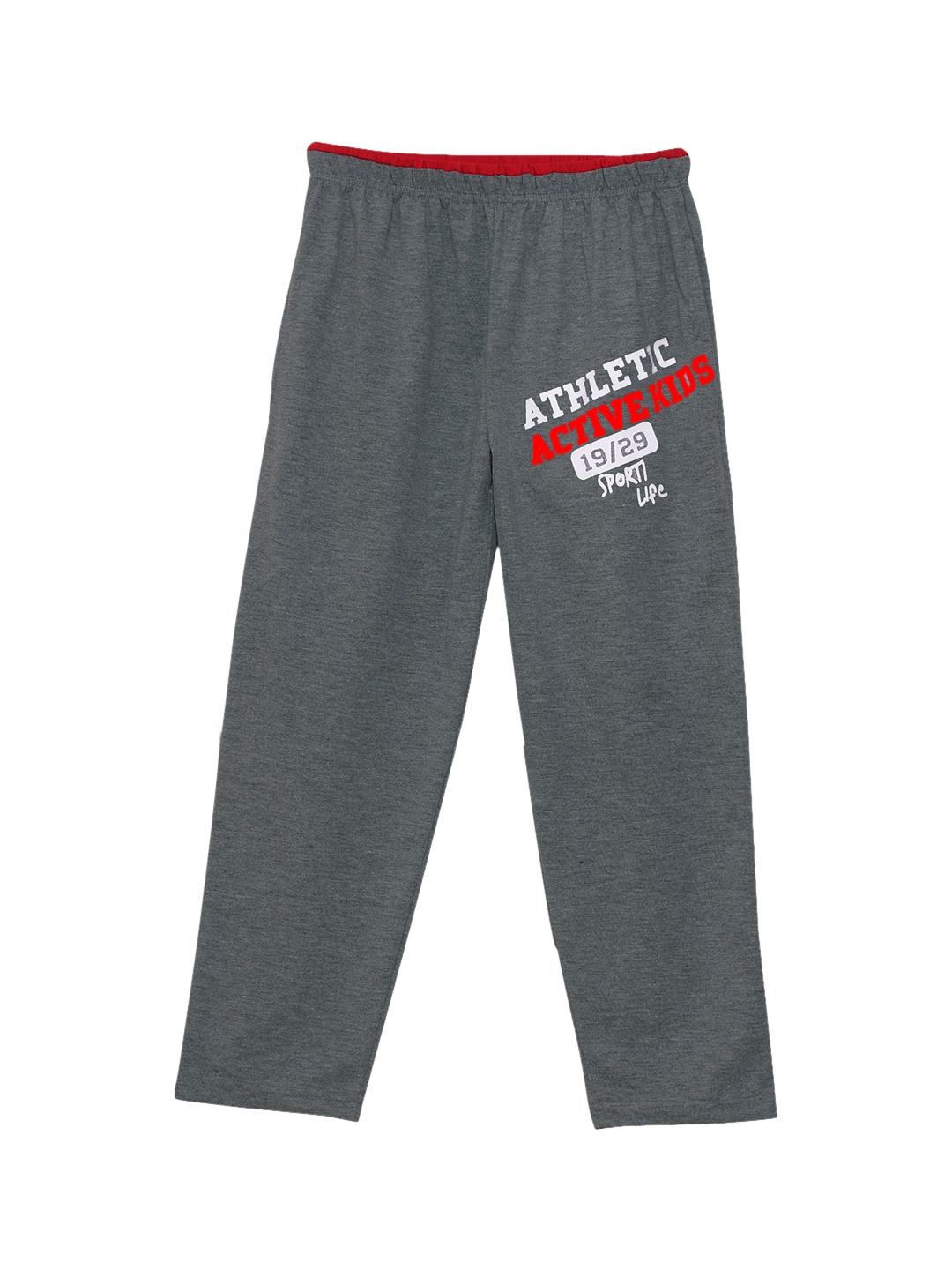 

Fashionable Boys Charcoal Grey Pure Cotton Track Pants