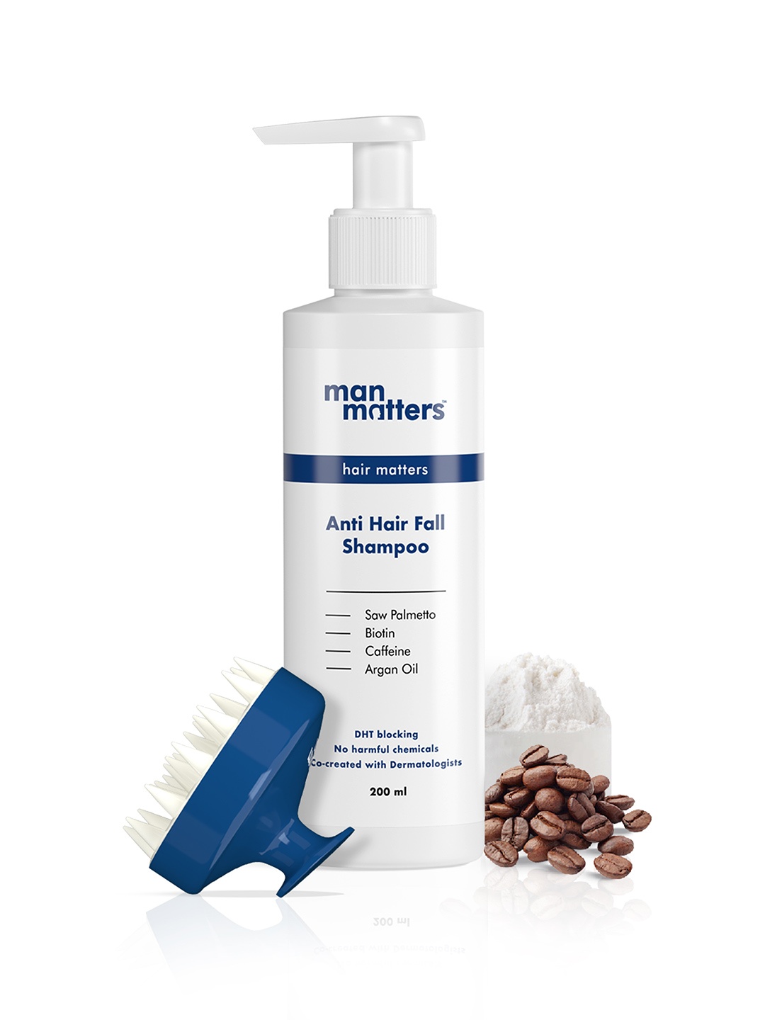 

Man Matters Deep Cleanse Kit with Shampoo and Massager, White
