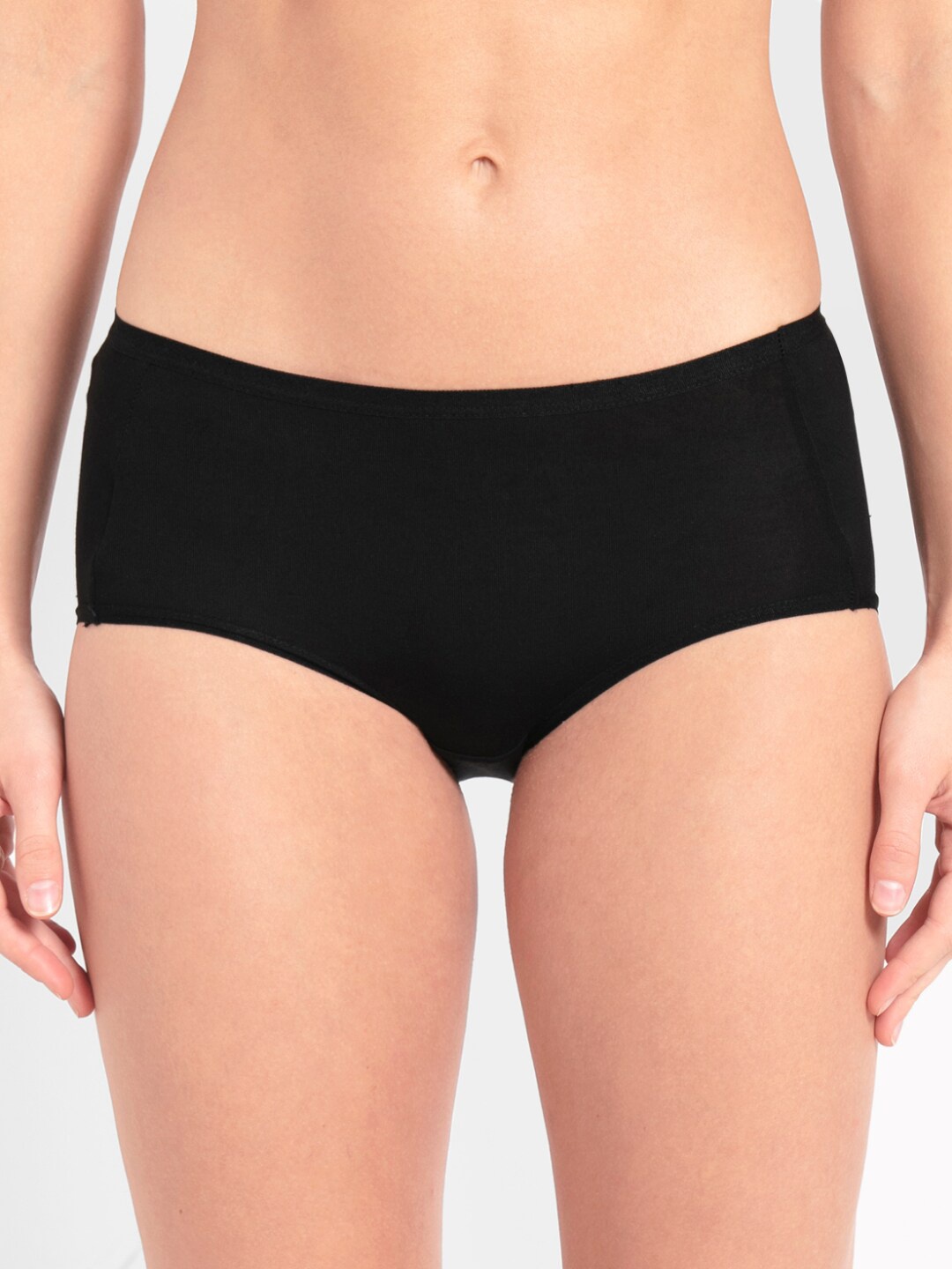 

Jockey Full Coverage Micro Modal Hipster Brief with StayFresh Treatment -1809, Black