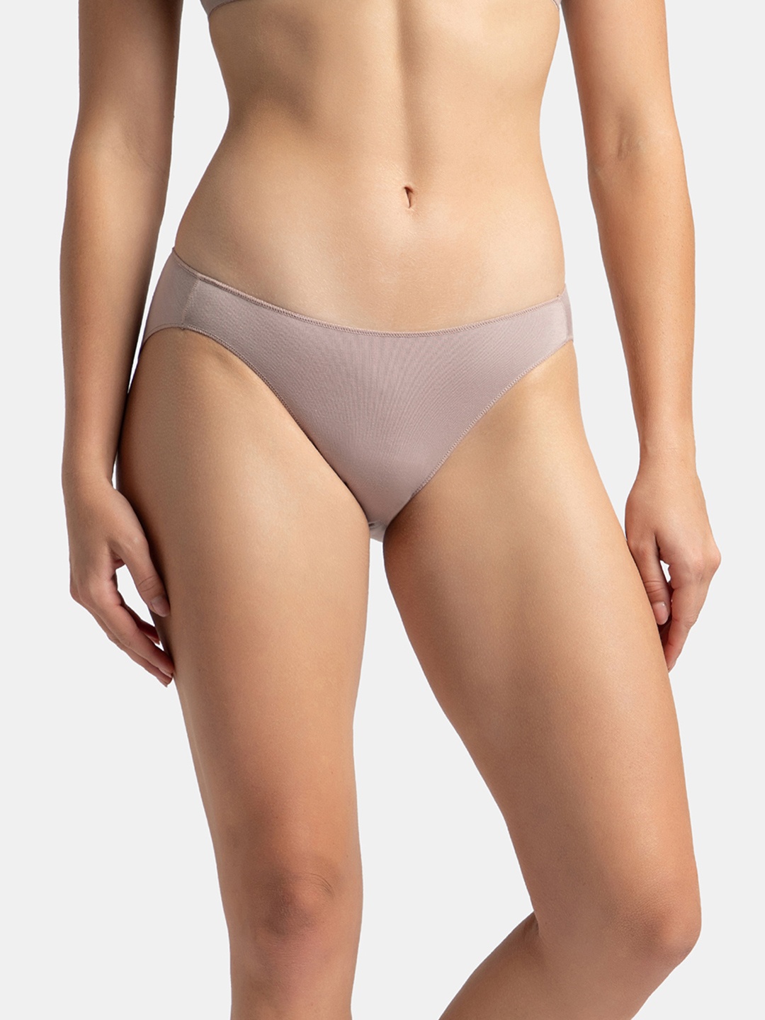 

Jockey Medium Coverage Micro Modal StayFresh Bikini With Concealed Waistband -1803, Mauve