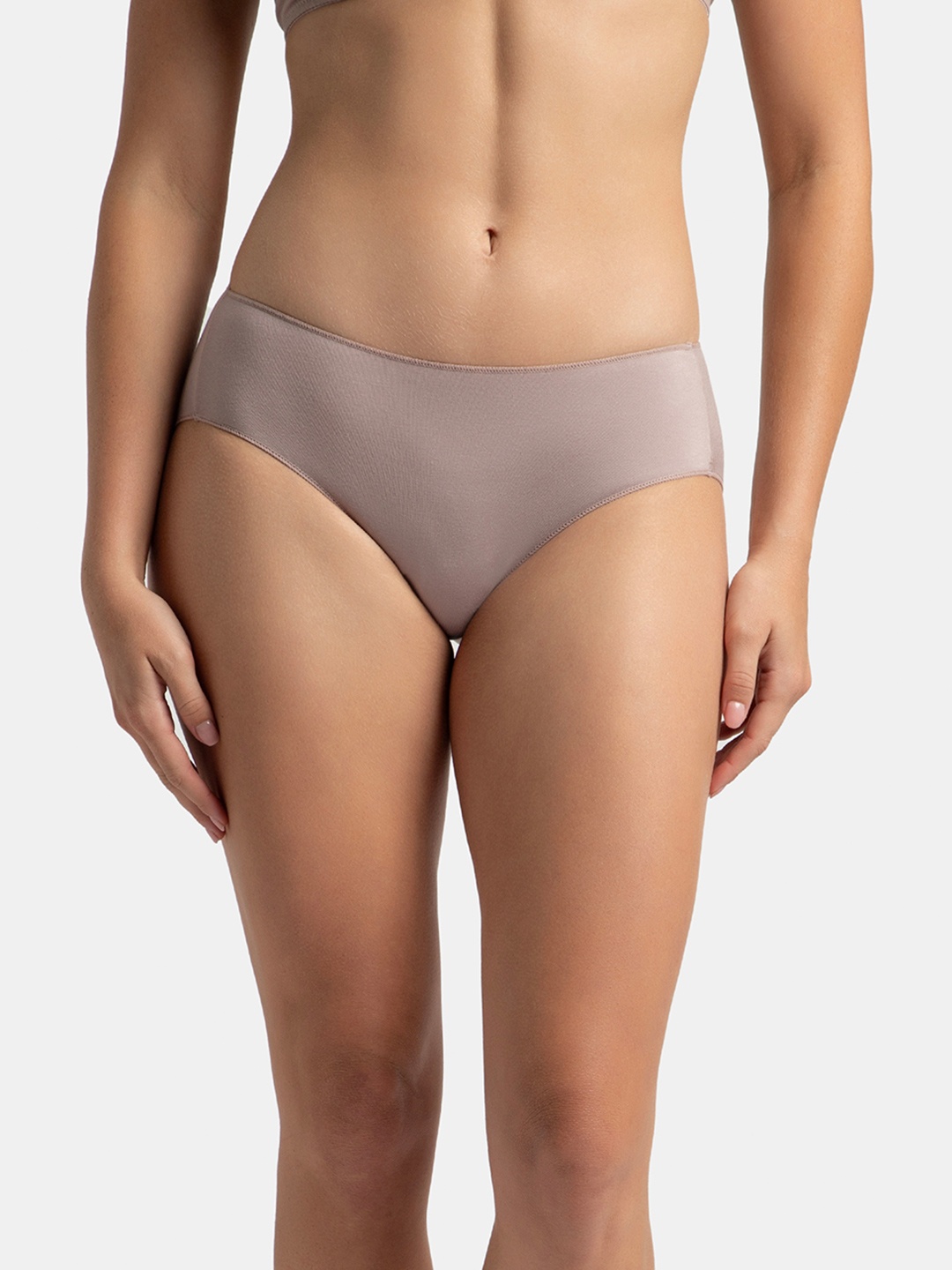 

Jockey High Coverage Micro Modal Stretch Hipstersoft Concealed Waistband-1802, Beige
