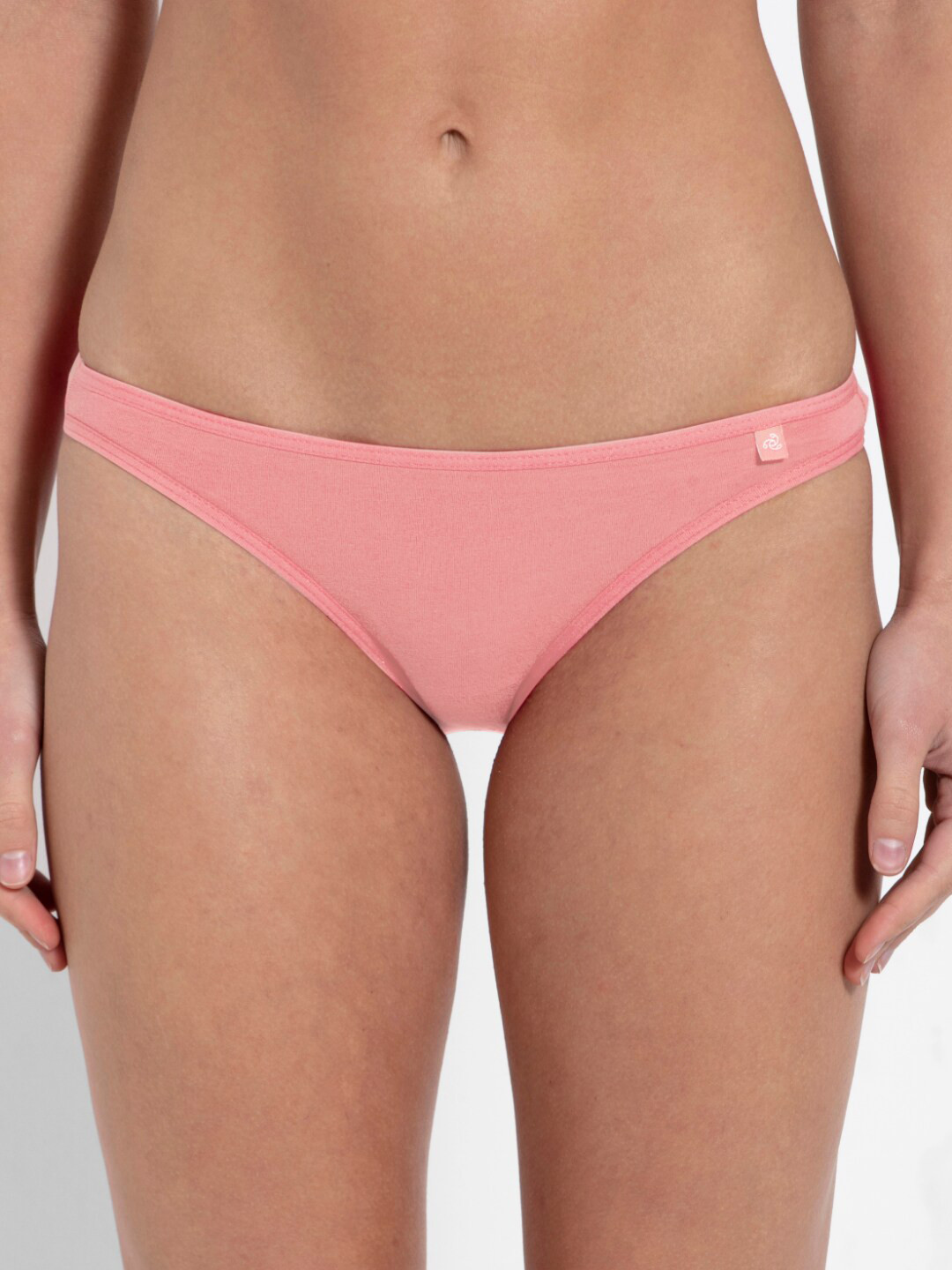 

Jockey Super Combed Cotton StayFresh Low Waist Bikini-SS02, Peach