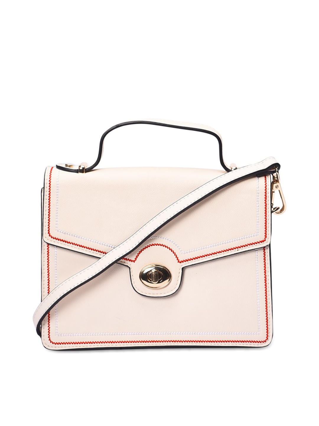 

Pavers England Beige Swagger Satchel Bag