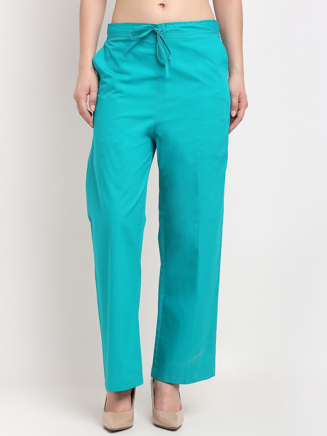 

GRACIT Women Blue Loose Fit Trousers