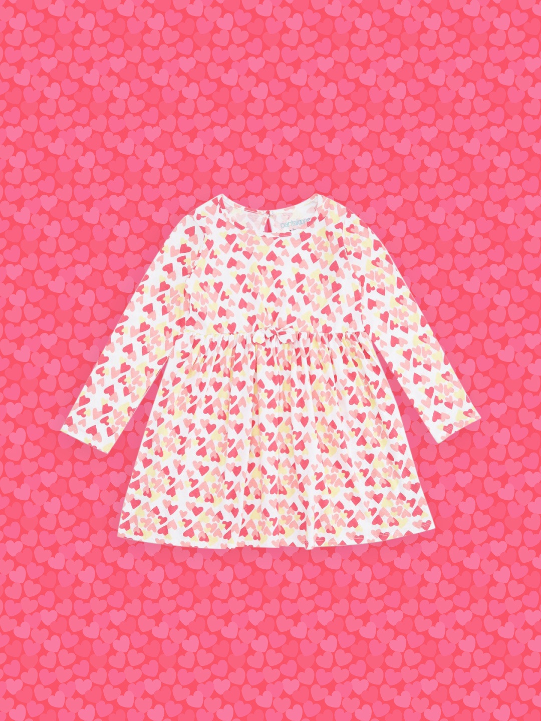 

Pantaloons Junior Pink Pure Cotton Dress