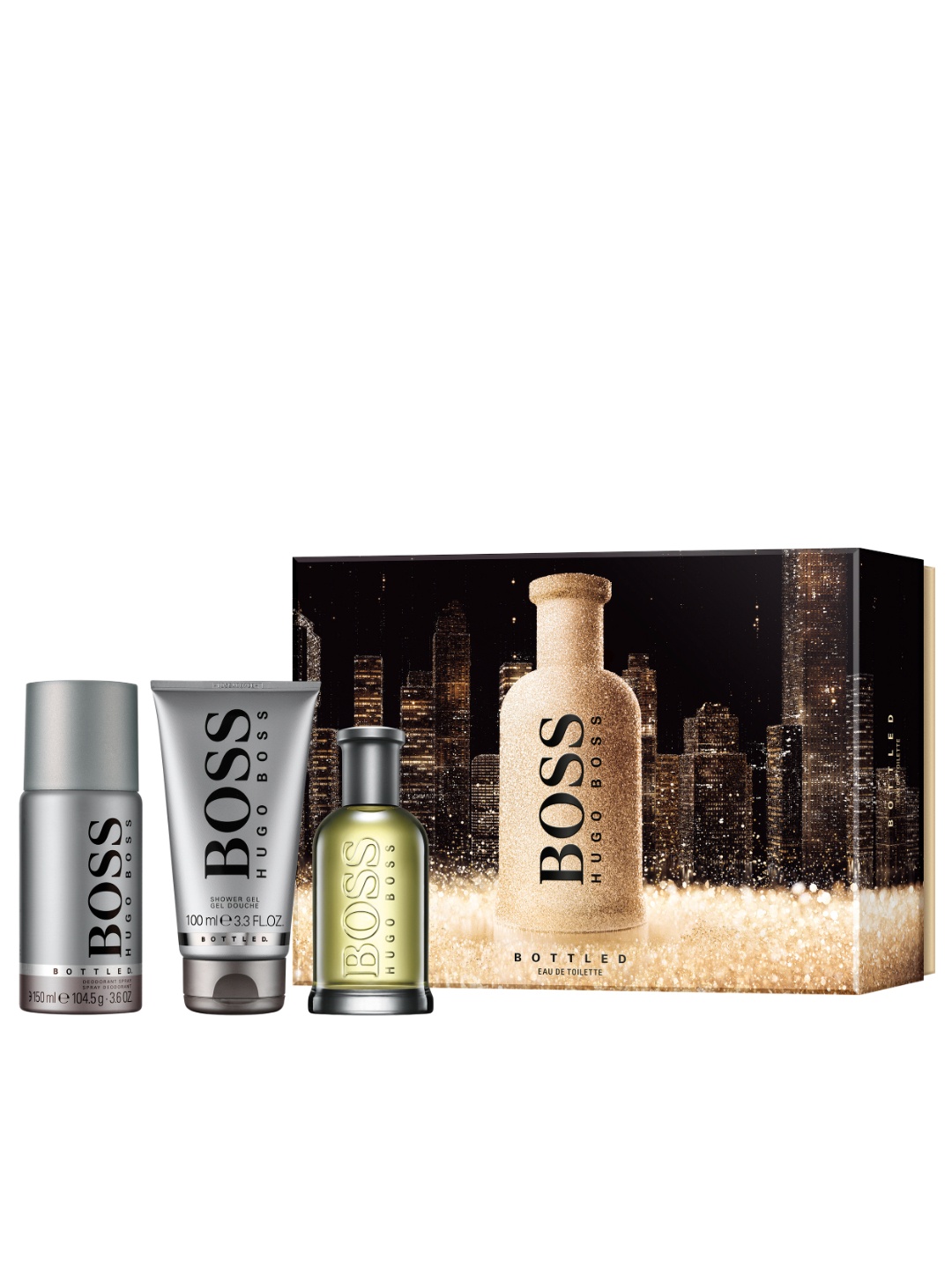 

BOSS Bottled Gift Set - Eau de Toilette, Shower Gel & Deodorant, Multi