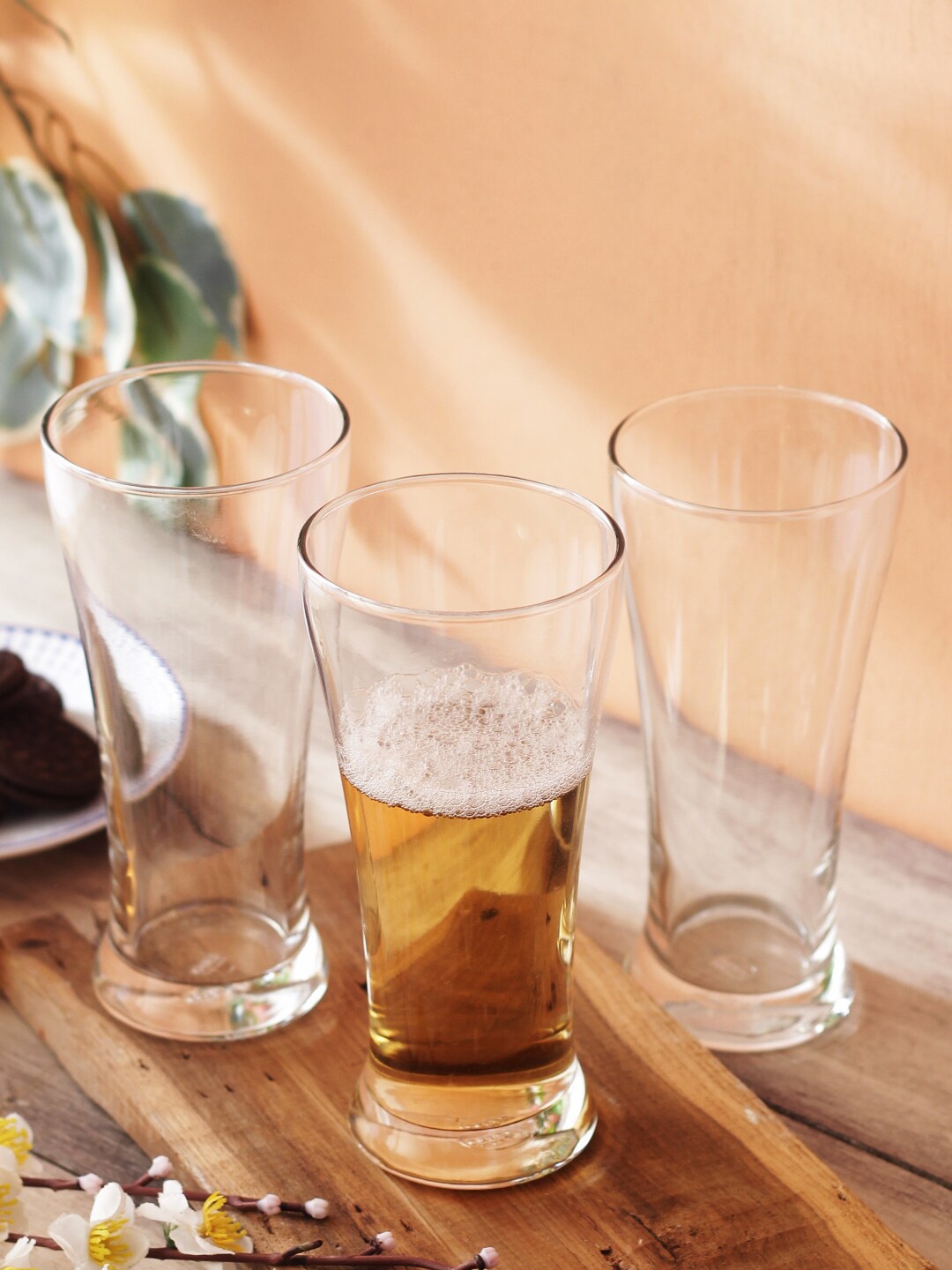 

Ocean Set Of 6 Transparent Solid Water Glasses 400 ml