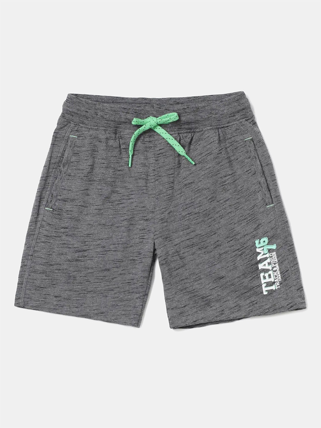 

Jockey Boys Super Combed Cotton Printed Shorts-AB12, Grey