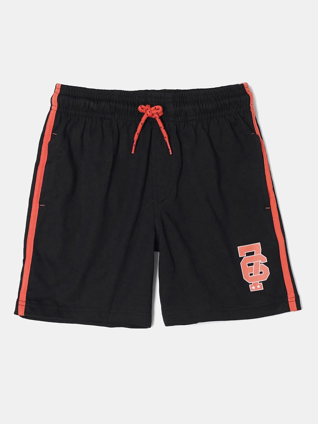 

Jockey Boys Super Combed Cotton Printed Shorts-AB11, Black