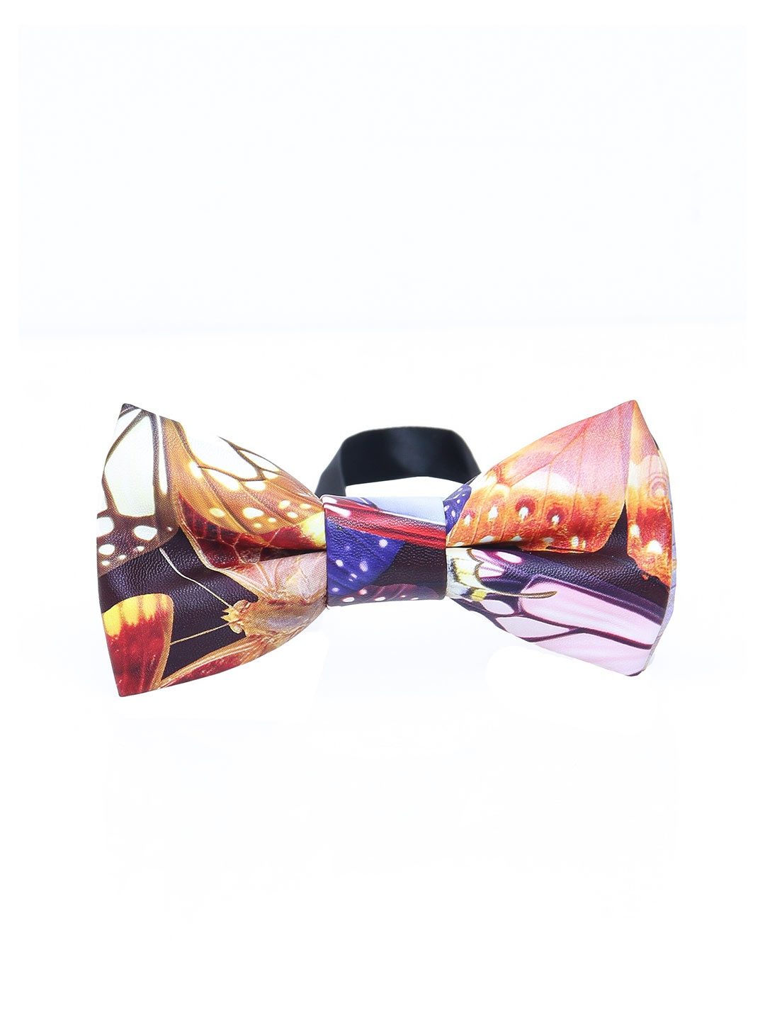 

Calvadoss Men Pink & White Colourblocked Bow Tie