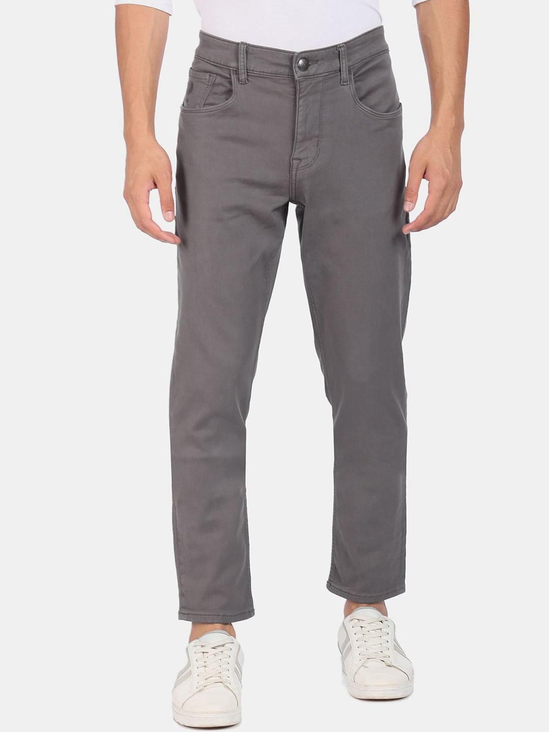 

U.S. Polo Assn. Denim Co. Men Grey Regular Fit Jeans