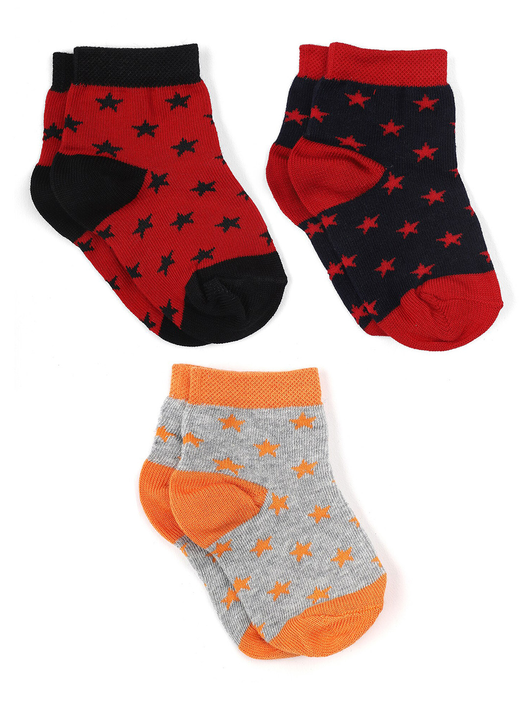 

Bodycare Boys Pack Of 3 Anti-Bacterial Socks, Red