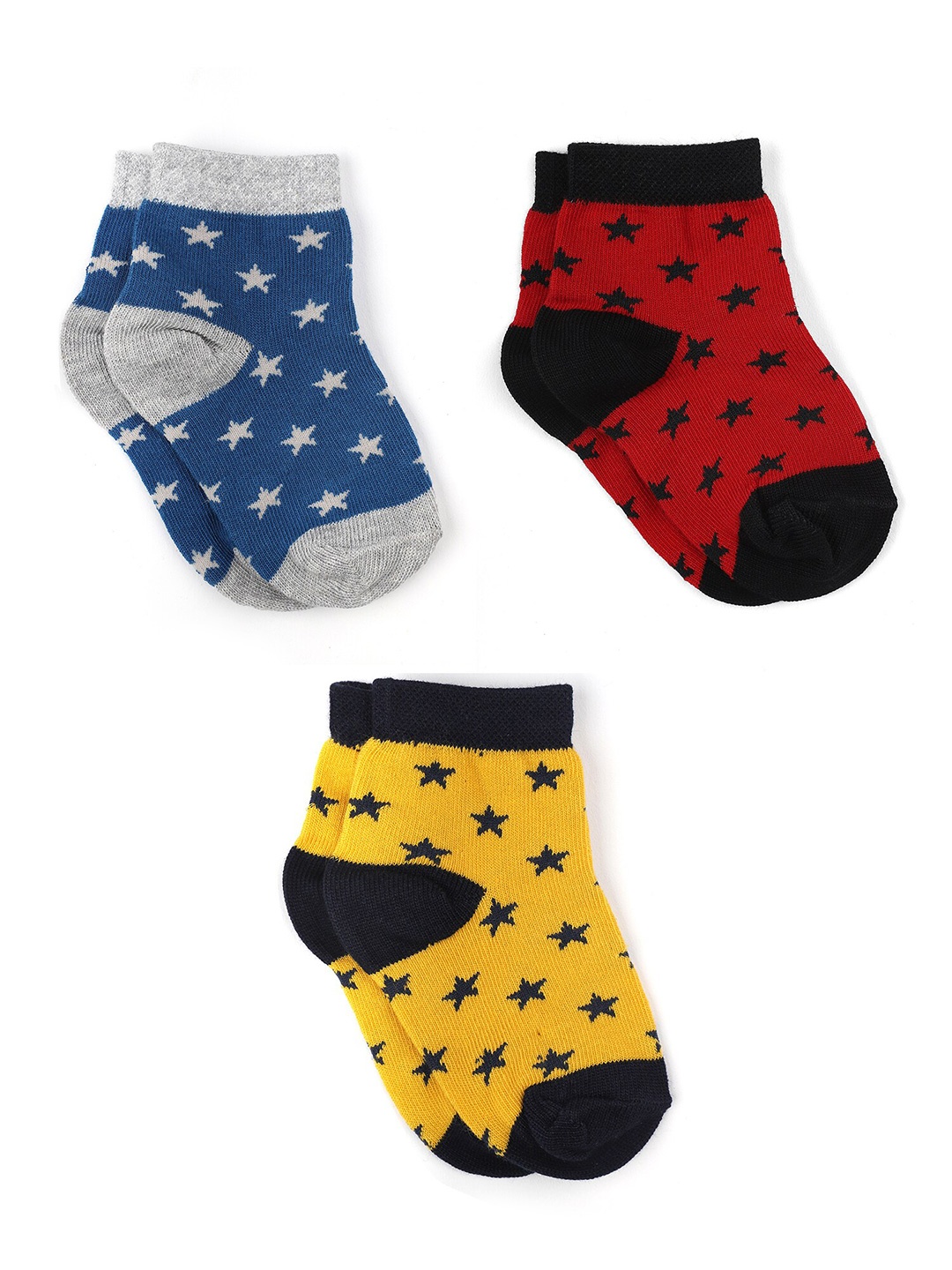 

Bodycare Boys Assorted Pack of 3 Patterned Anti-Bacterial Socks