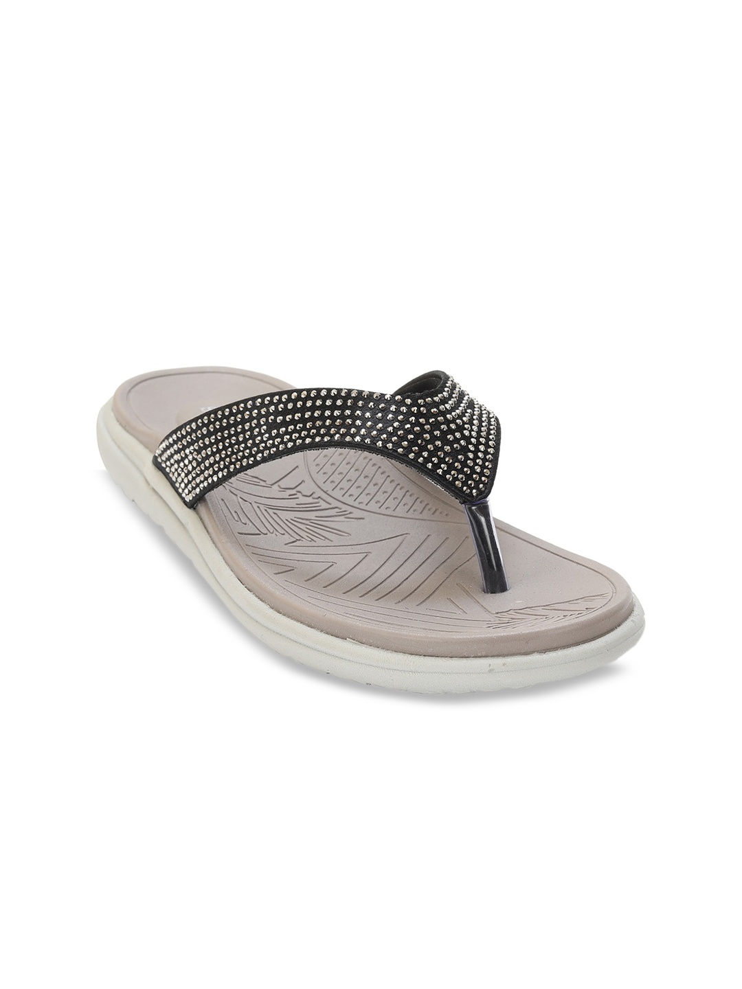 

Zyla Women Black Open Toe Flats