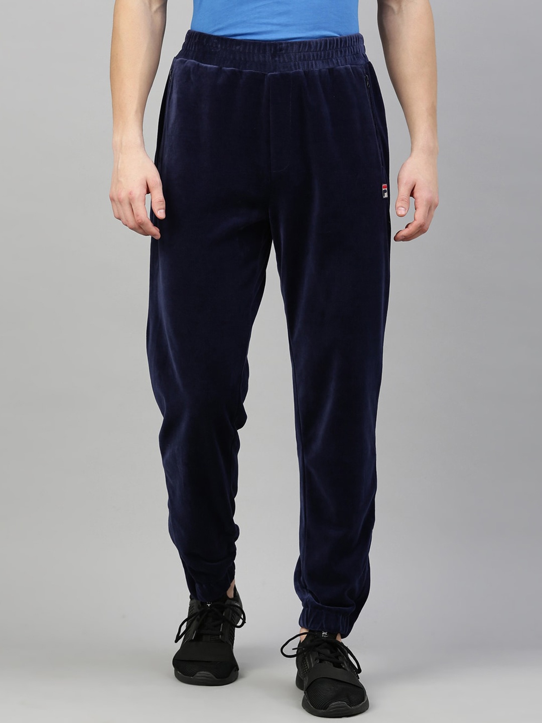 

FILA Men Blue Solid Joggers