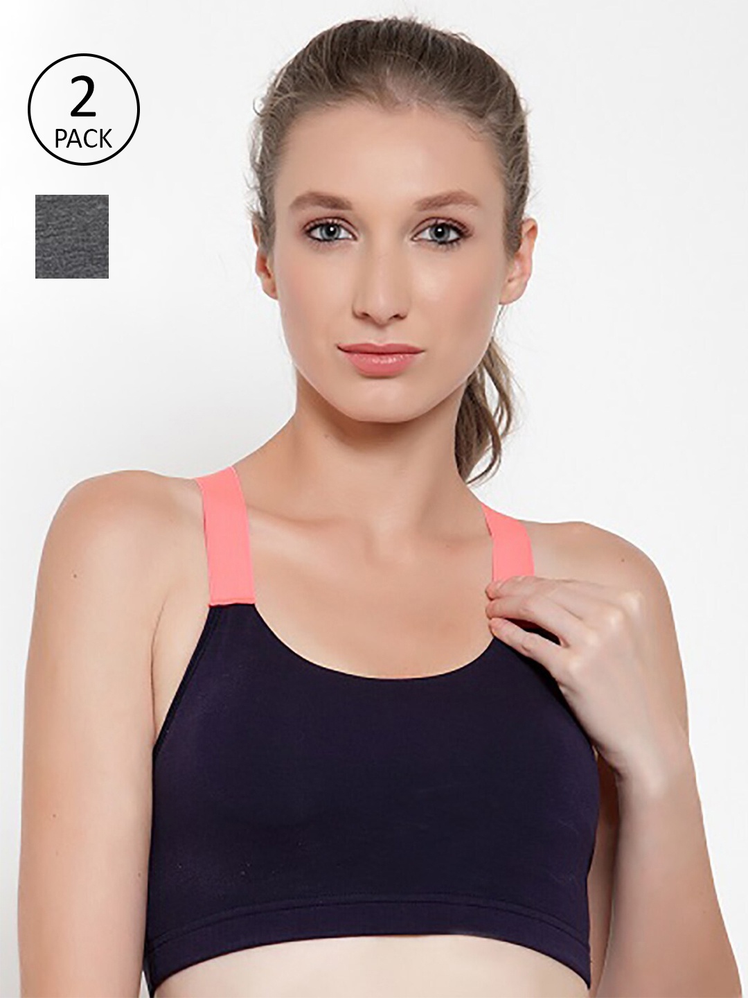 

Innocence Black & Grey Set Of 2 Heavily Padded Bra