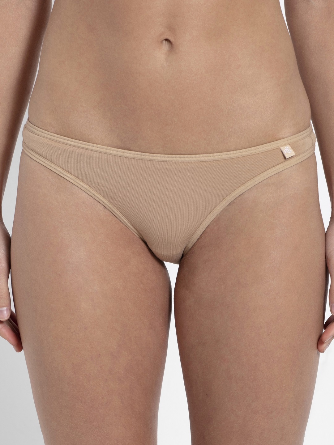 

Jockey Super Combed Cotton StayFresh Low Waist Bikini-SS02, Nude
