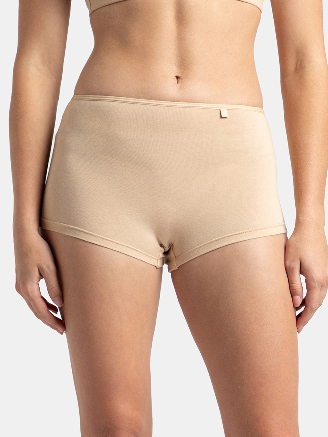 

Jockey High Coverage Super Combed Cotton Boy Leg With StayFresh Treatment-SS04, Nude