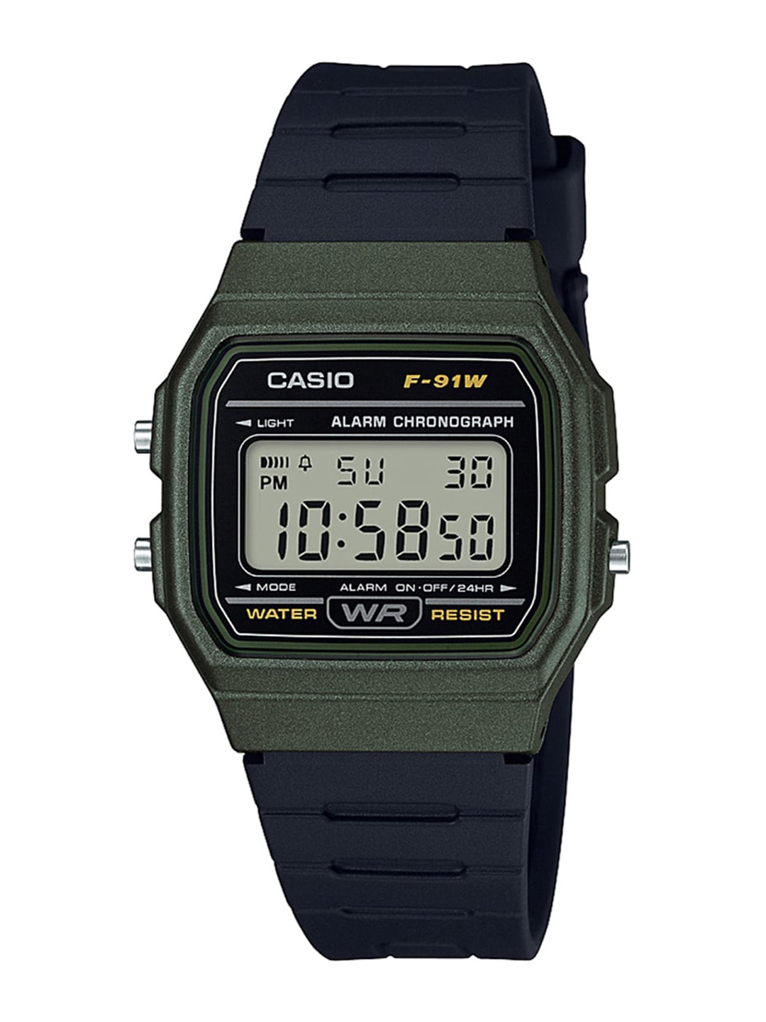

CASIO Unisex Black Dial & Black Bracelet Style Straps Digital Chronograph Watch D248