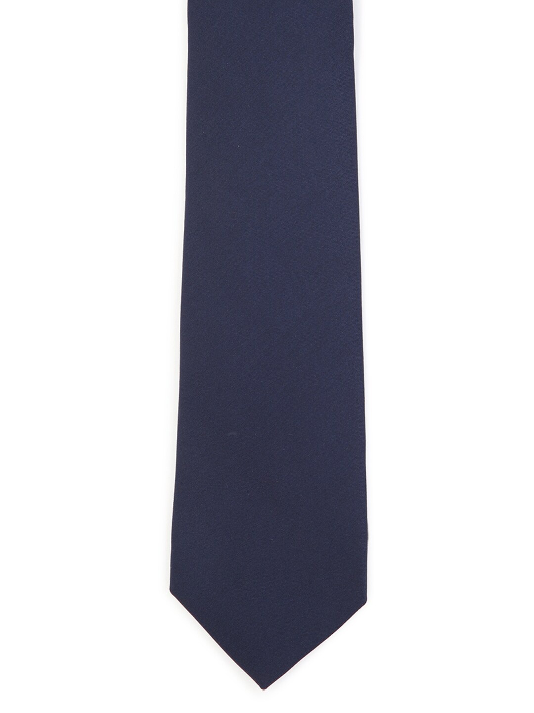 

Van Heusen Men Navy Blue Woven Design Skinny Tie