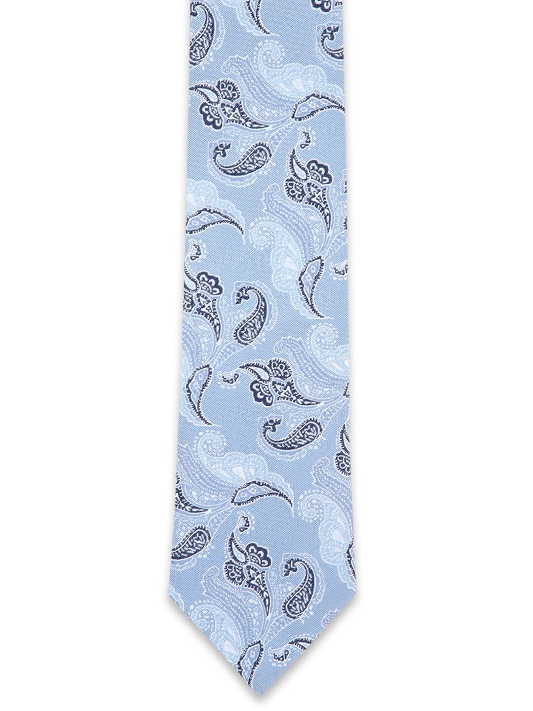 

Van Heusen Men Blue & White Printed Skinny Tie