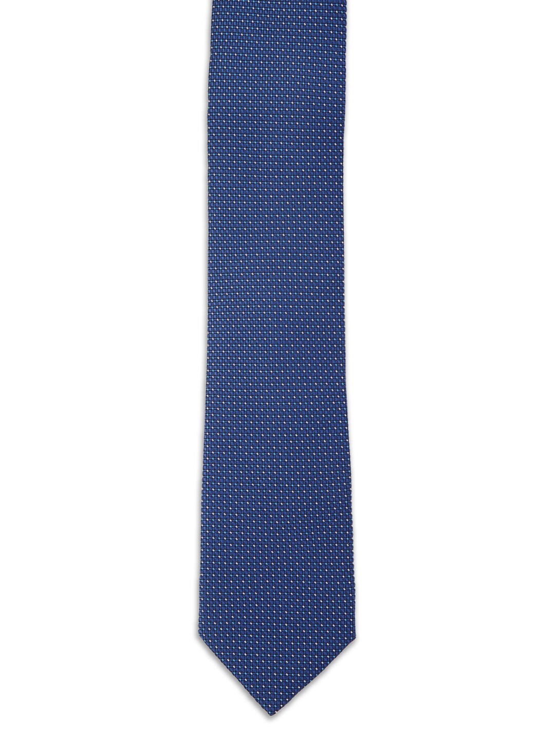 

Van Heusen Men Navy Blue Printed Skinny Tie