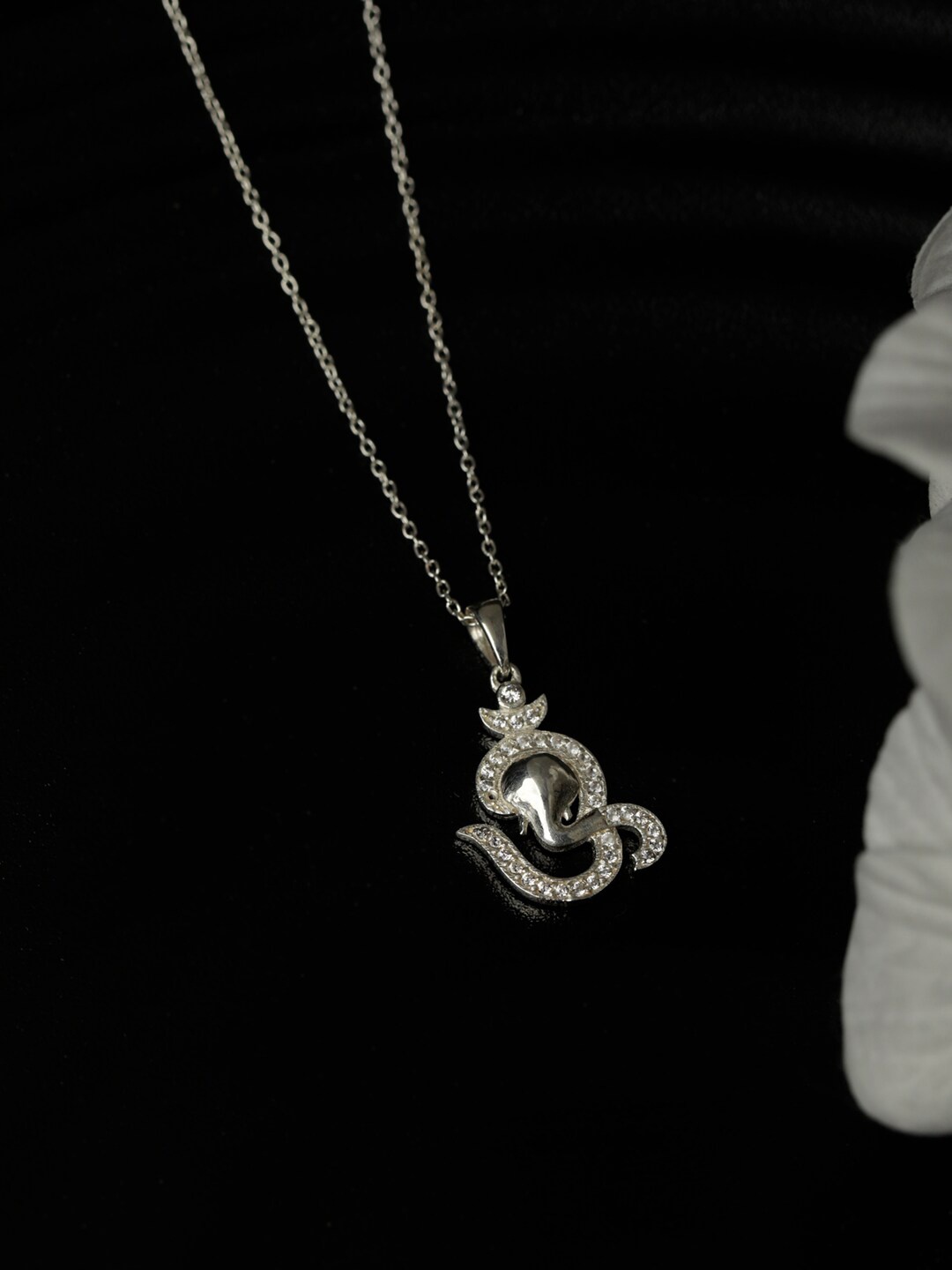 

SHEER by Priyaasi Silver-Plated 92.5 Sterling Silver Necklace