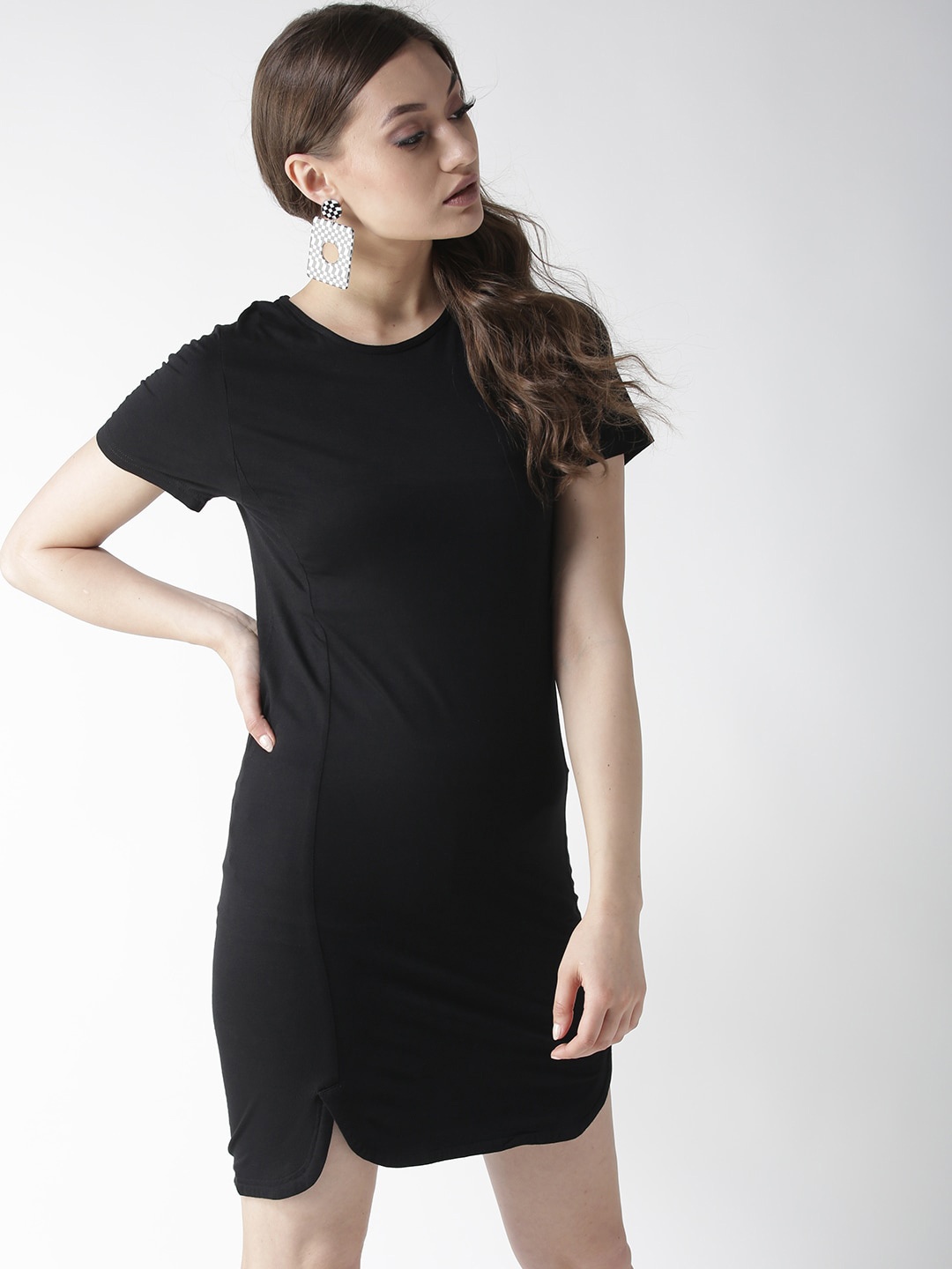 

La Zoire Black Bodycon Dress