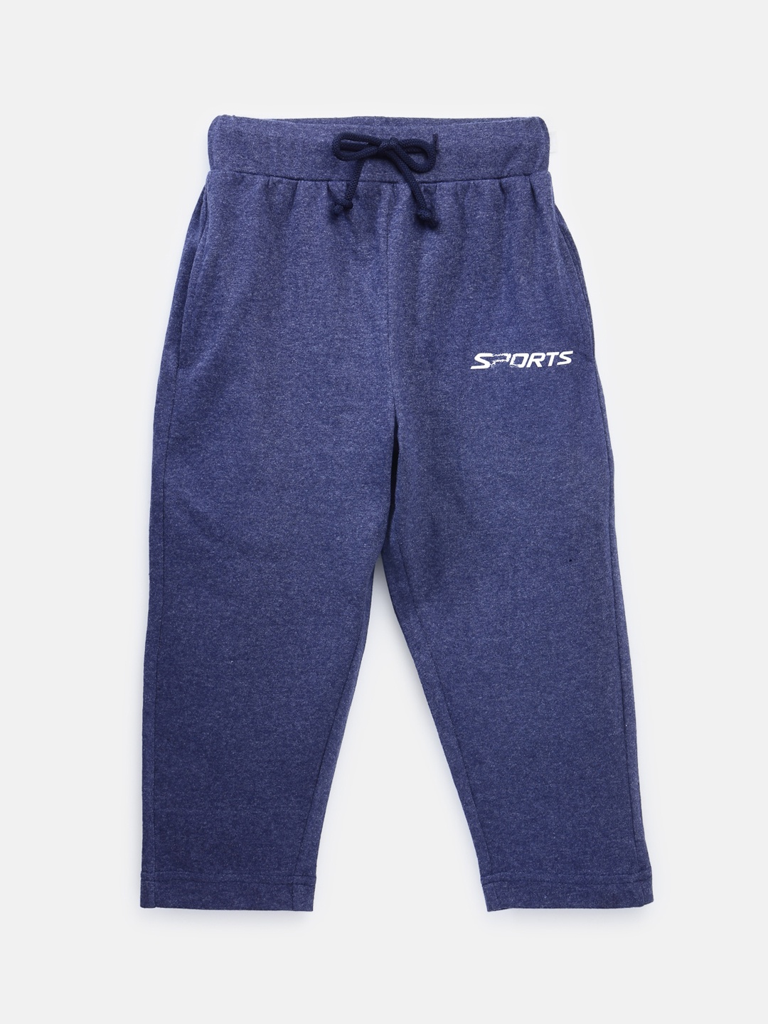 

NYNSH- PlusS Kids Boys Navy Blue Solid Track Pant