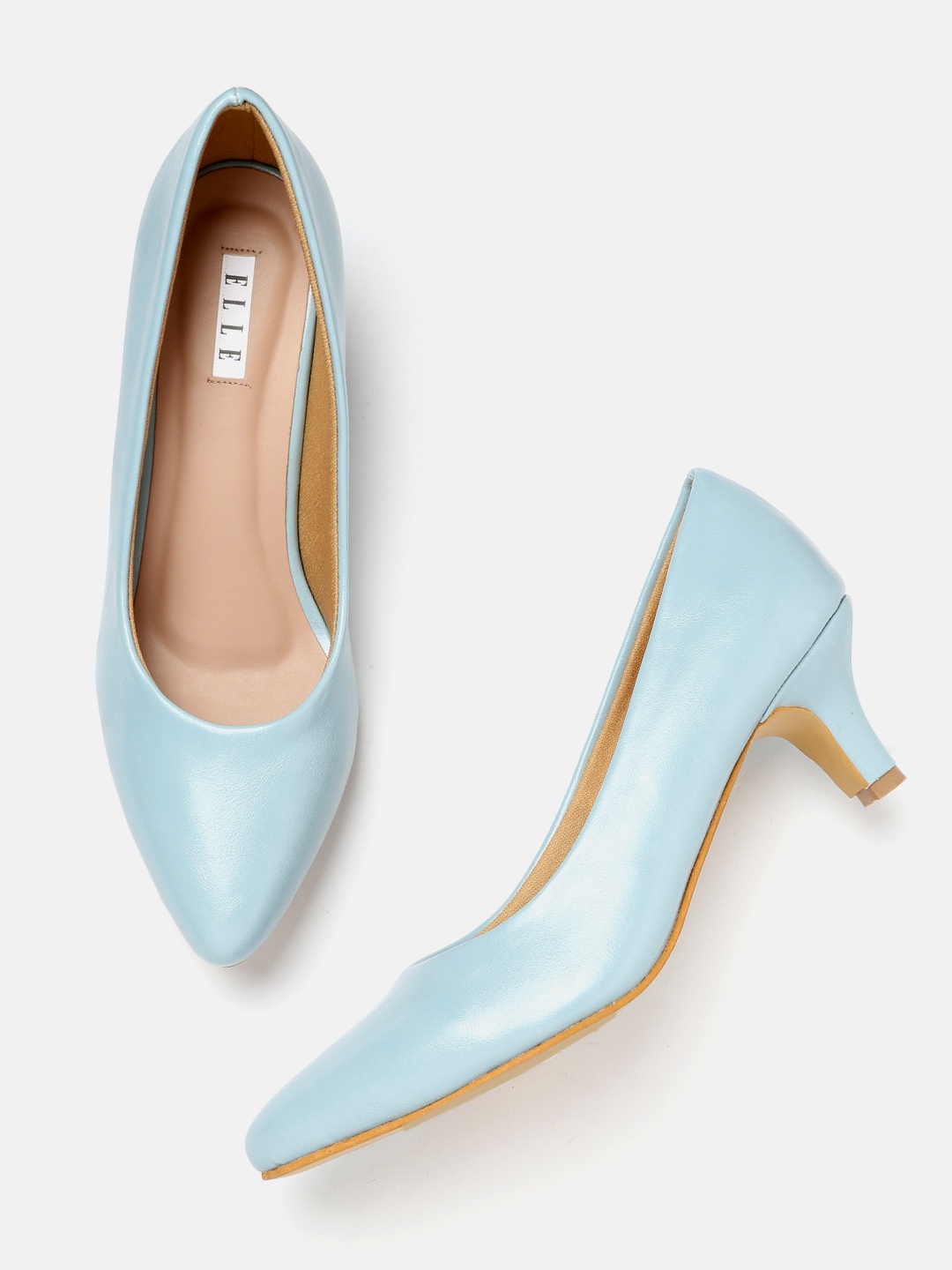 

ELLE Women Blue Solid Pumps