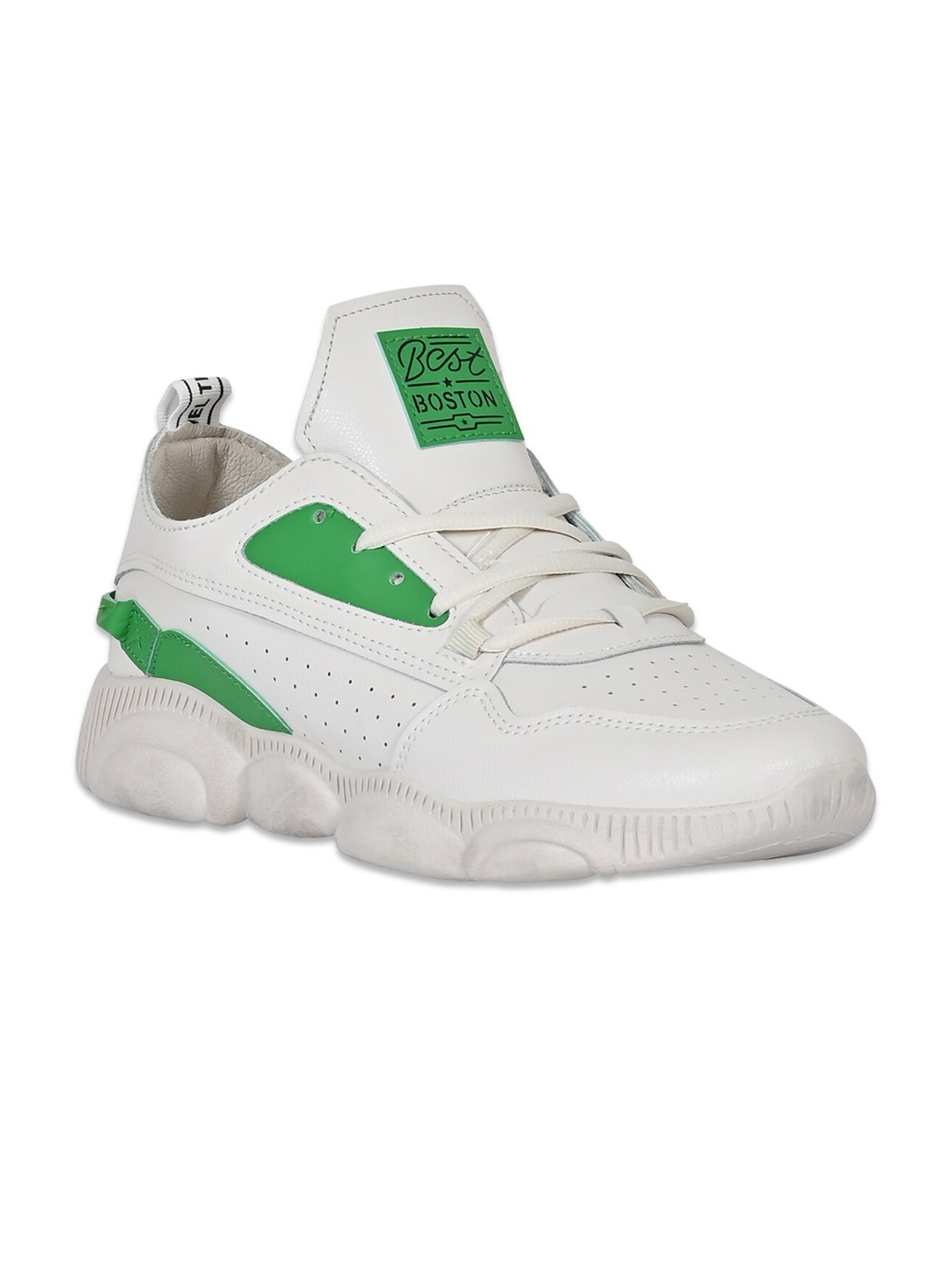 

MOZAFIA Men White Walking Shoes