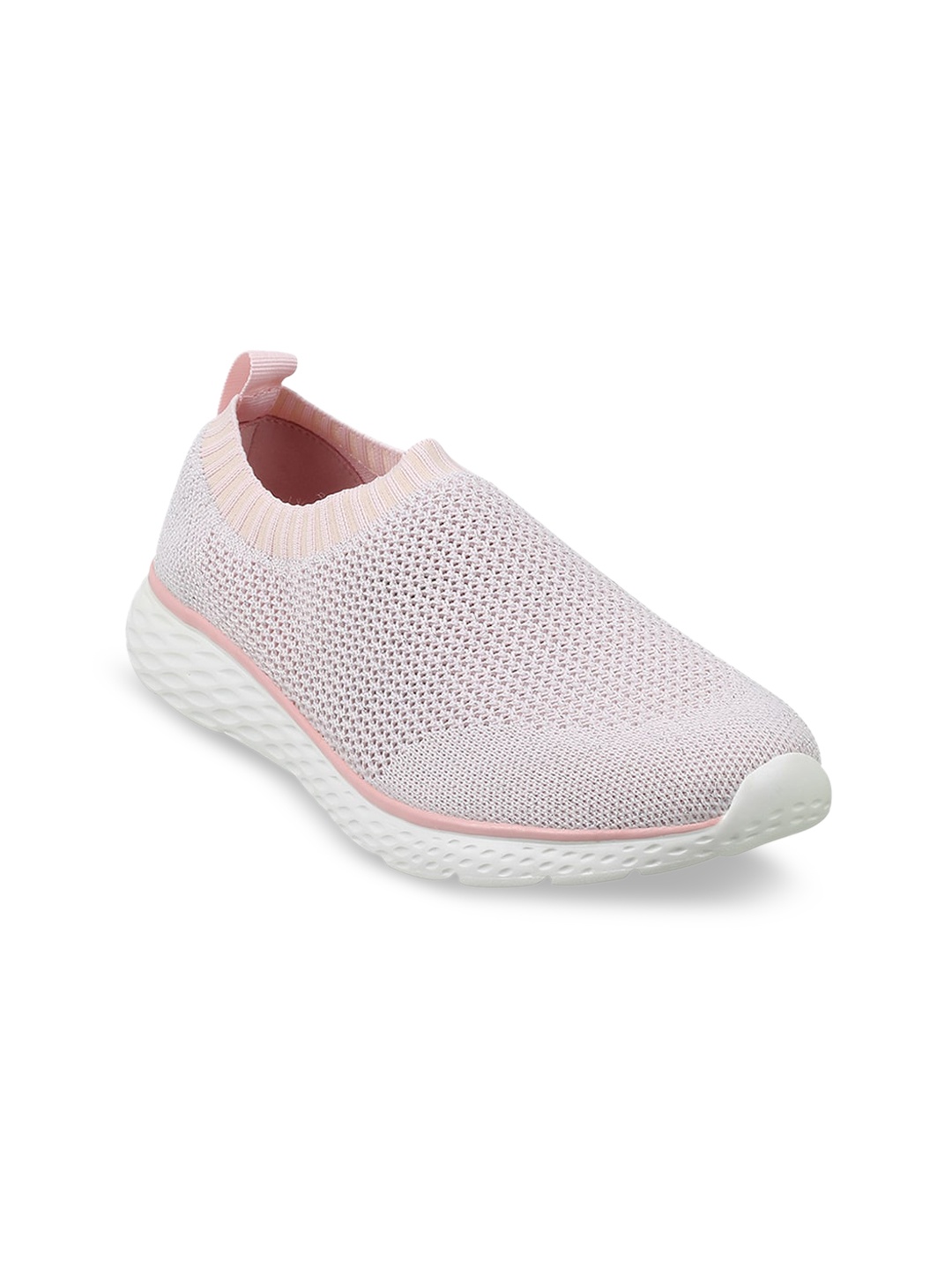 

ACTIV Women Pink Woven Design Slip-On Sneakers