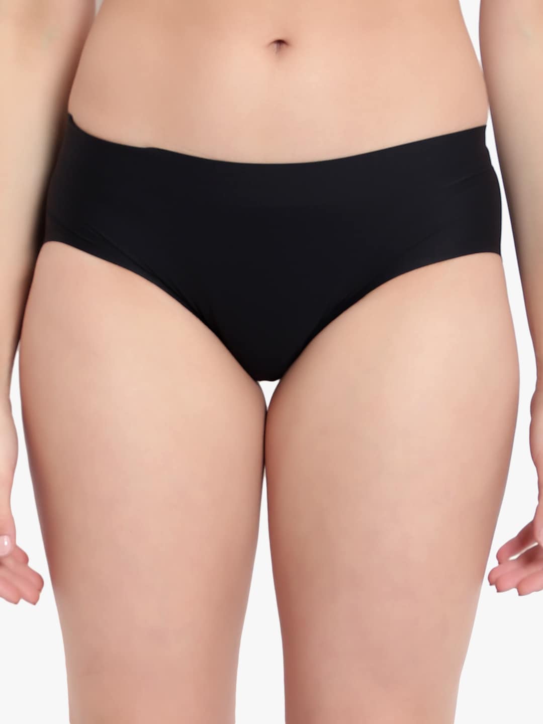 

BRACHY Women Black Solid Seamless Bottom Butt Hip Enhancing Briefs
