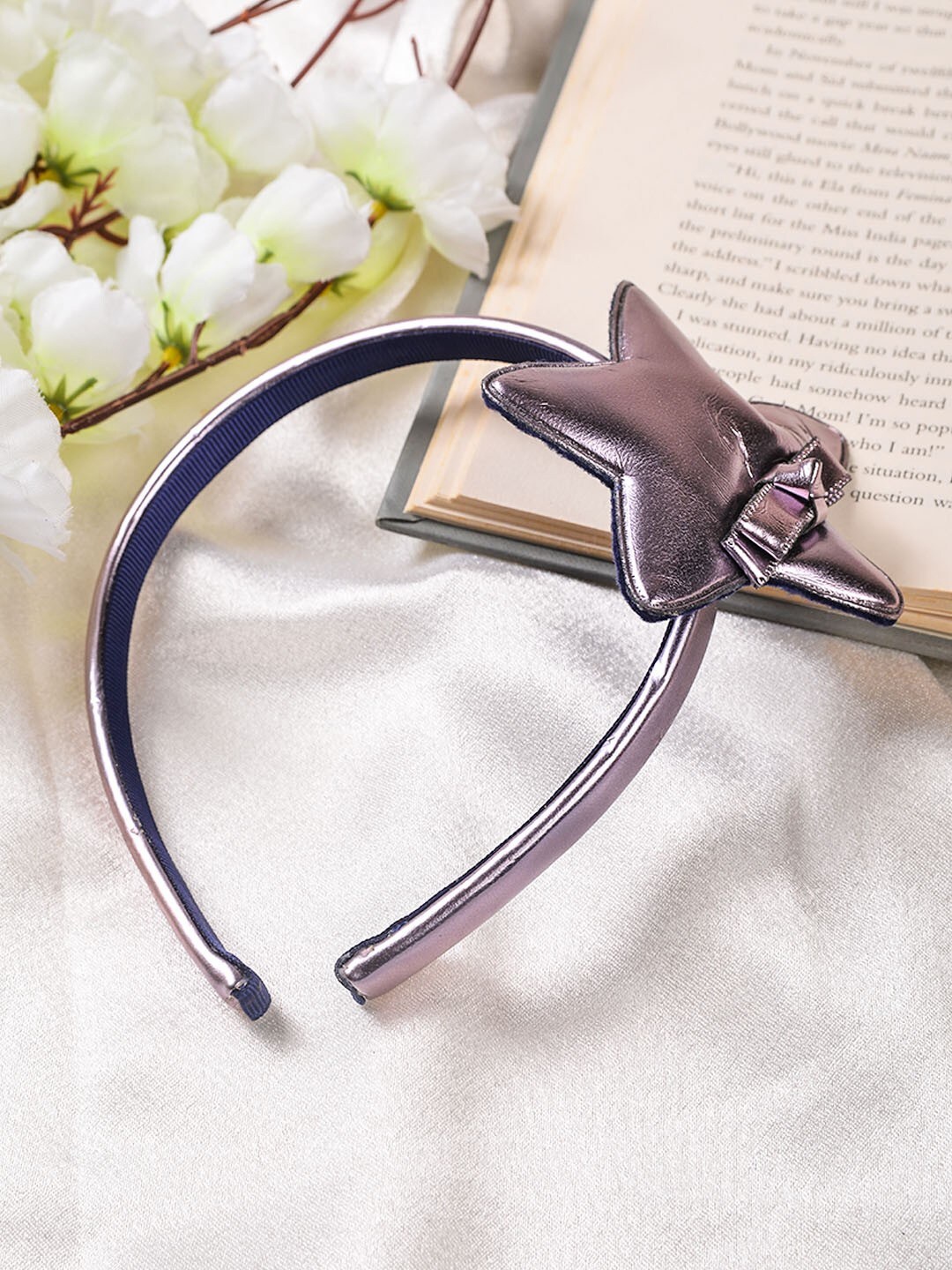 

POPLINS Girls Purple Embellished Hairband