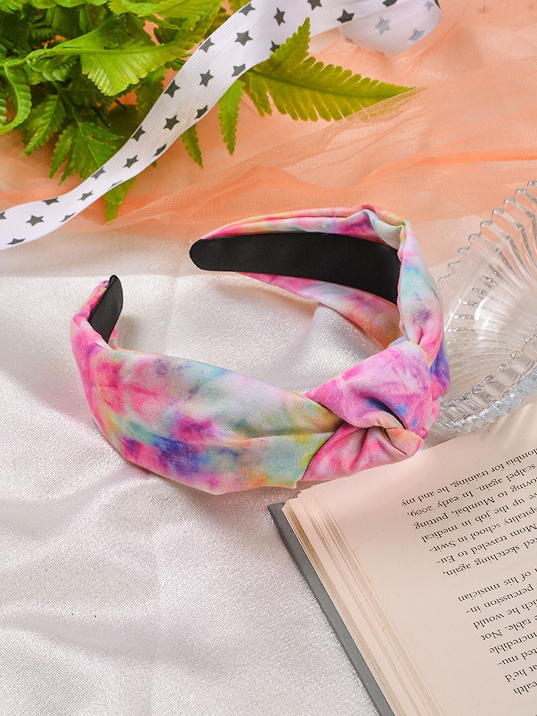 

POPLINS Girls Pink & Blue Hairband