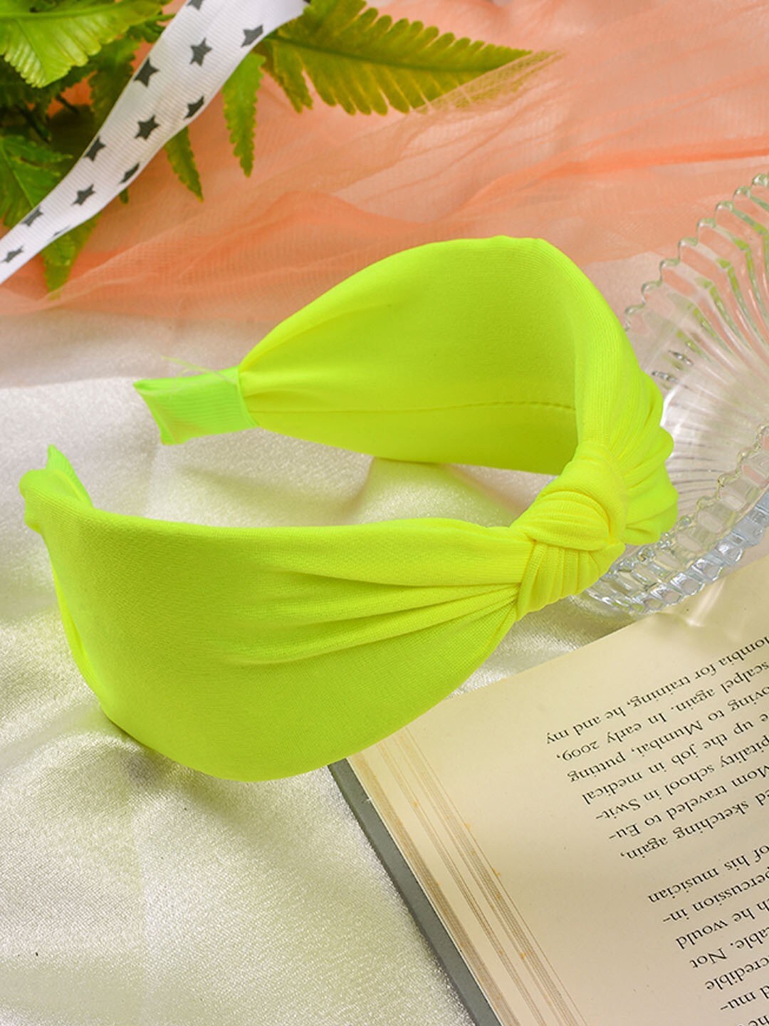 

POPLINS Girls Green Solid Hairband