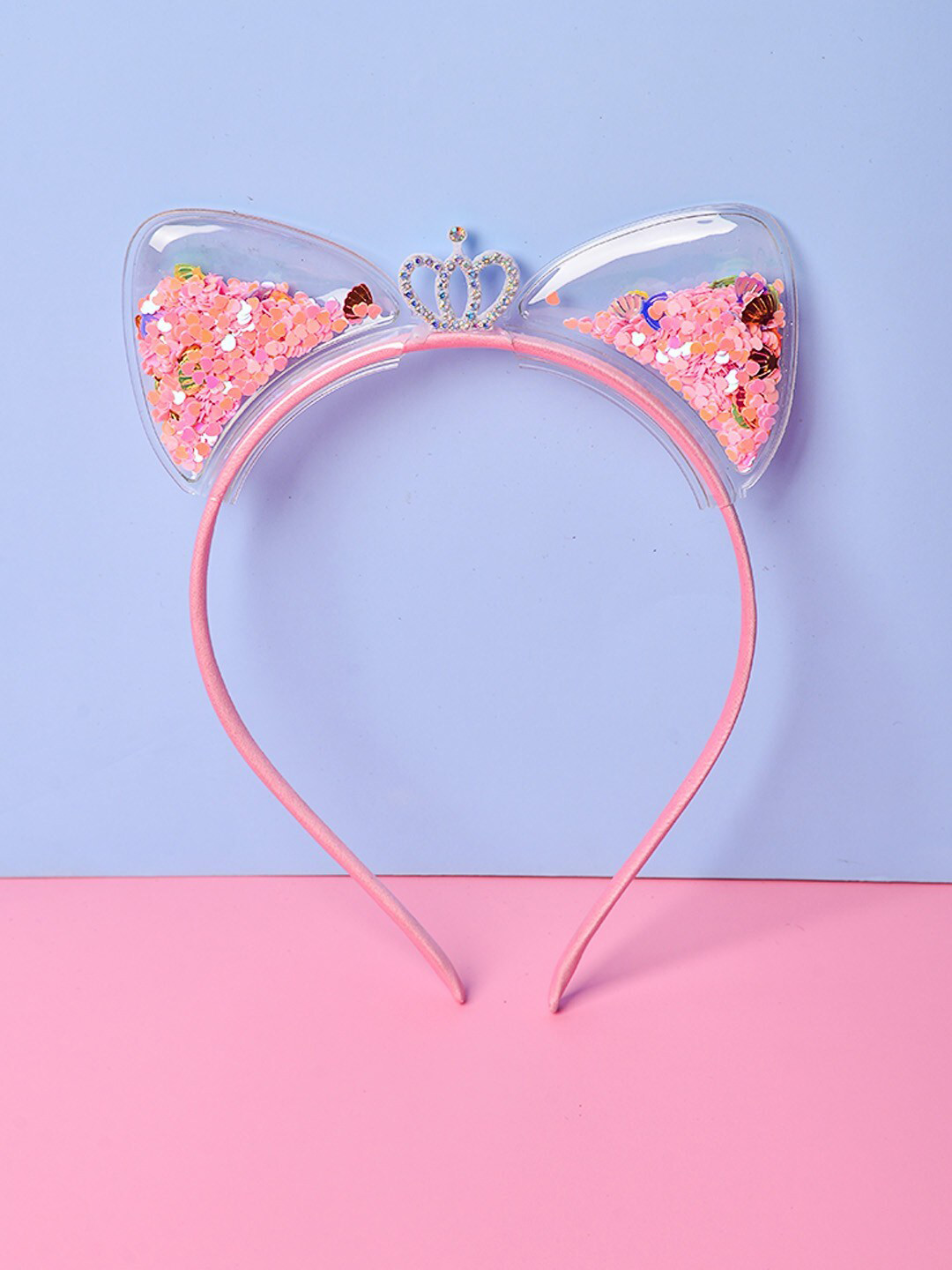 

POPLINS Girls Pink & White Hairband