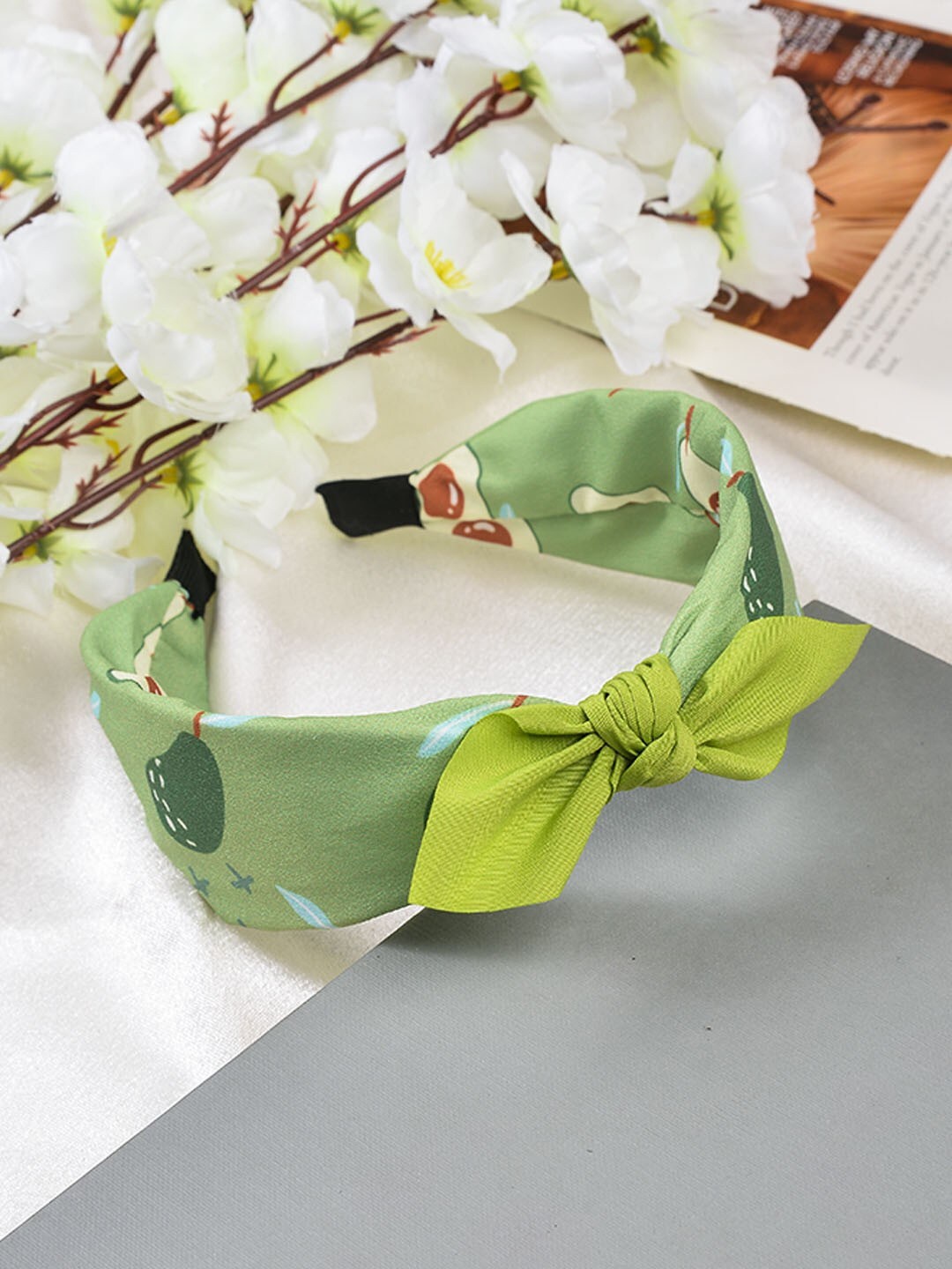 

POPLINS Girls Green Embellished Hairband